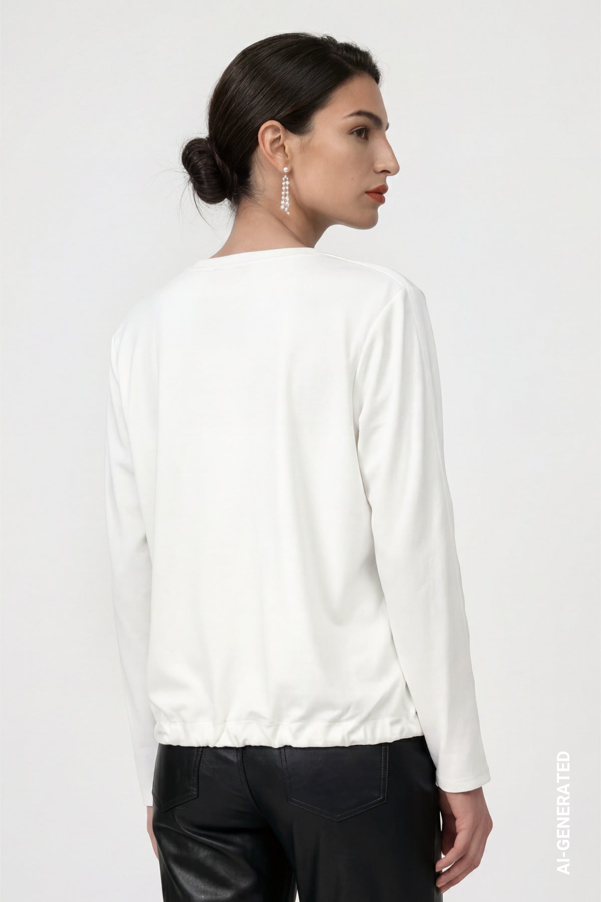 Monari Damen T-Shirts  Off-White