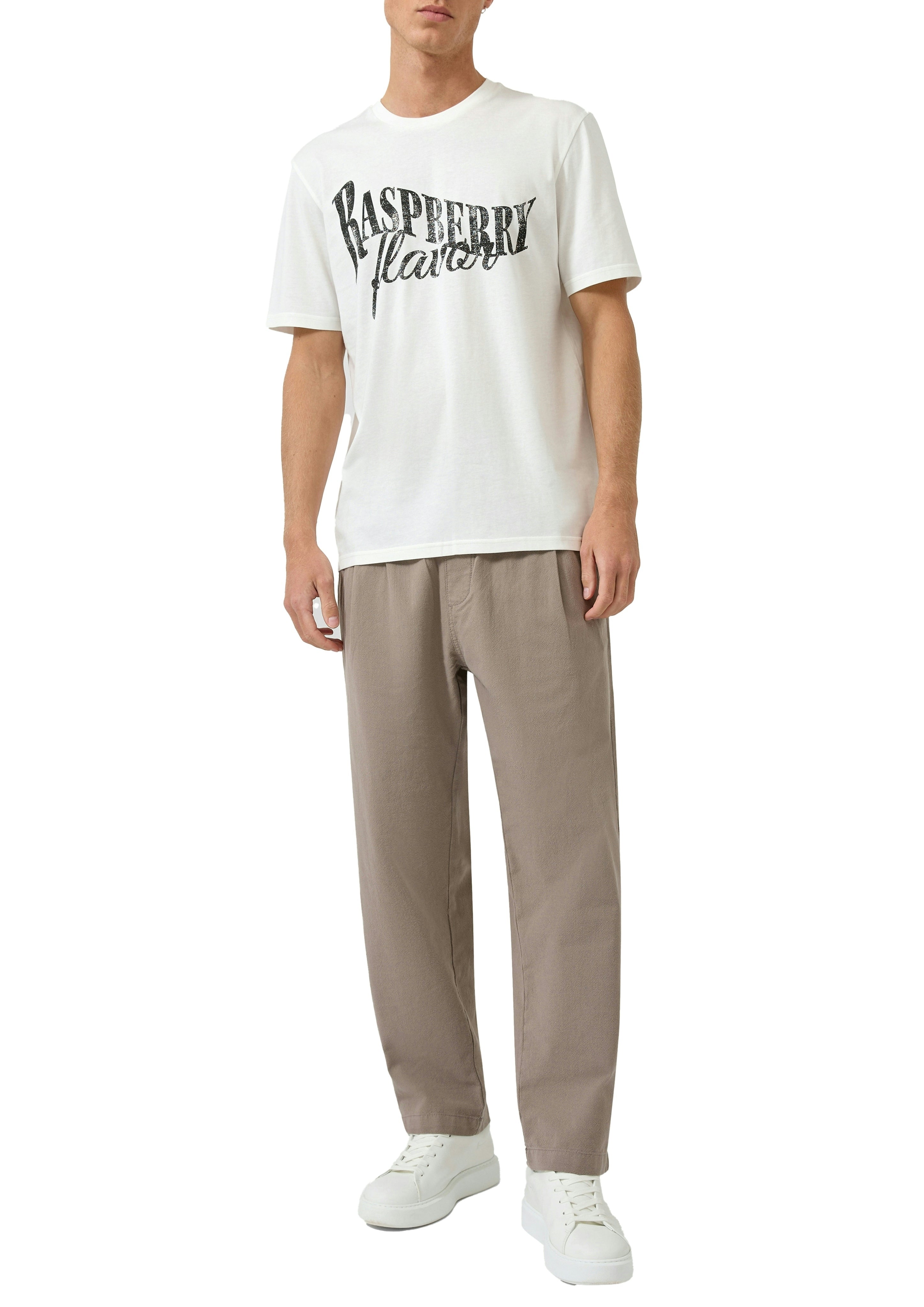 QS by S.Oliver Herren T-Shirts kurz White