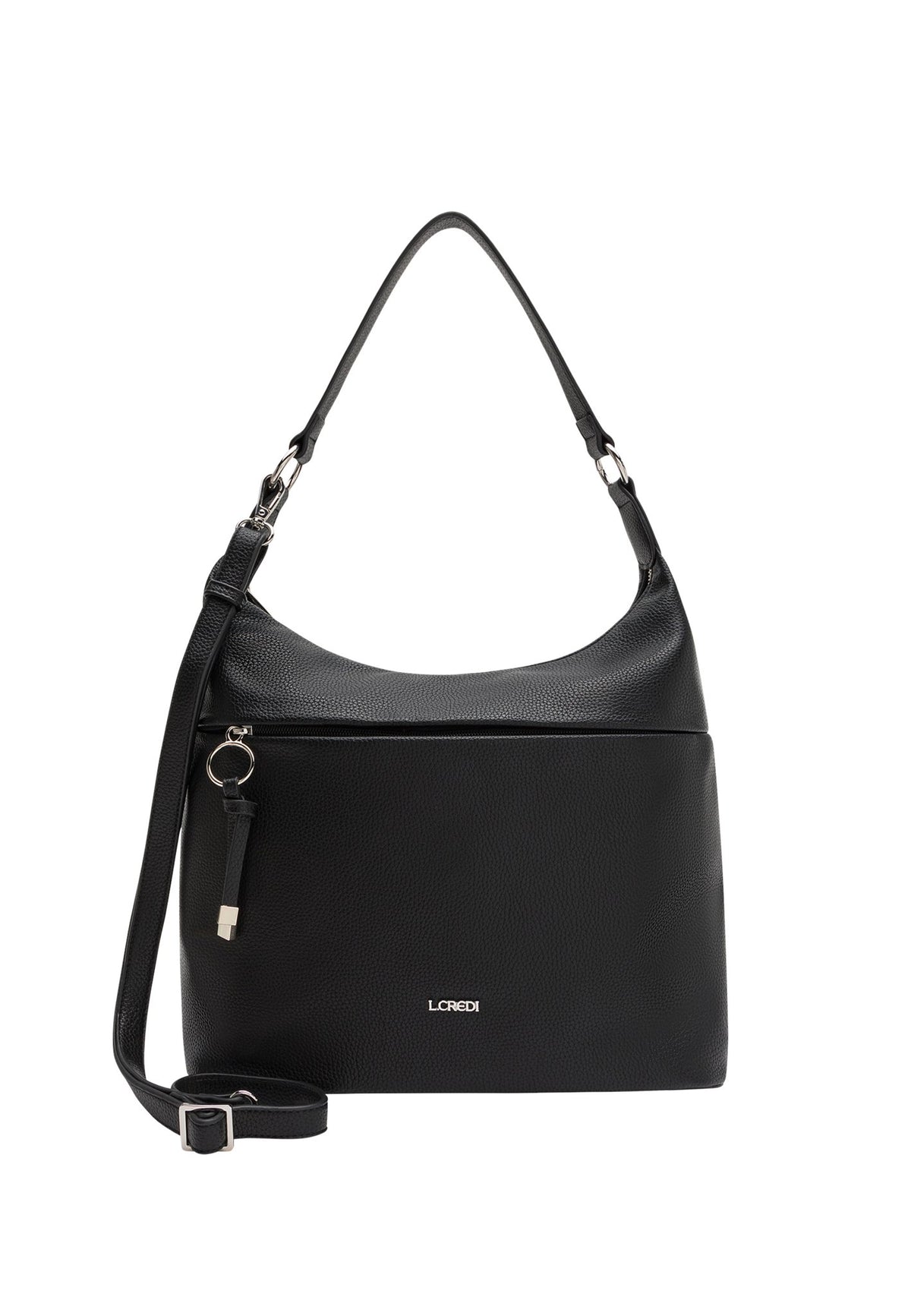 L.Credi Handtasche Schwarz