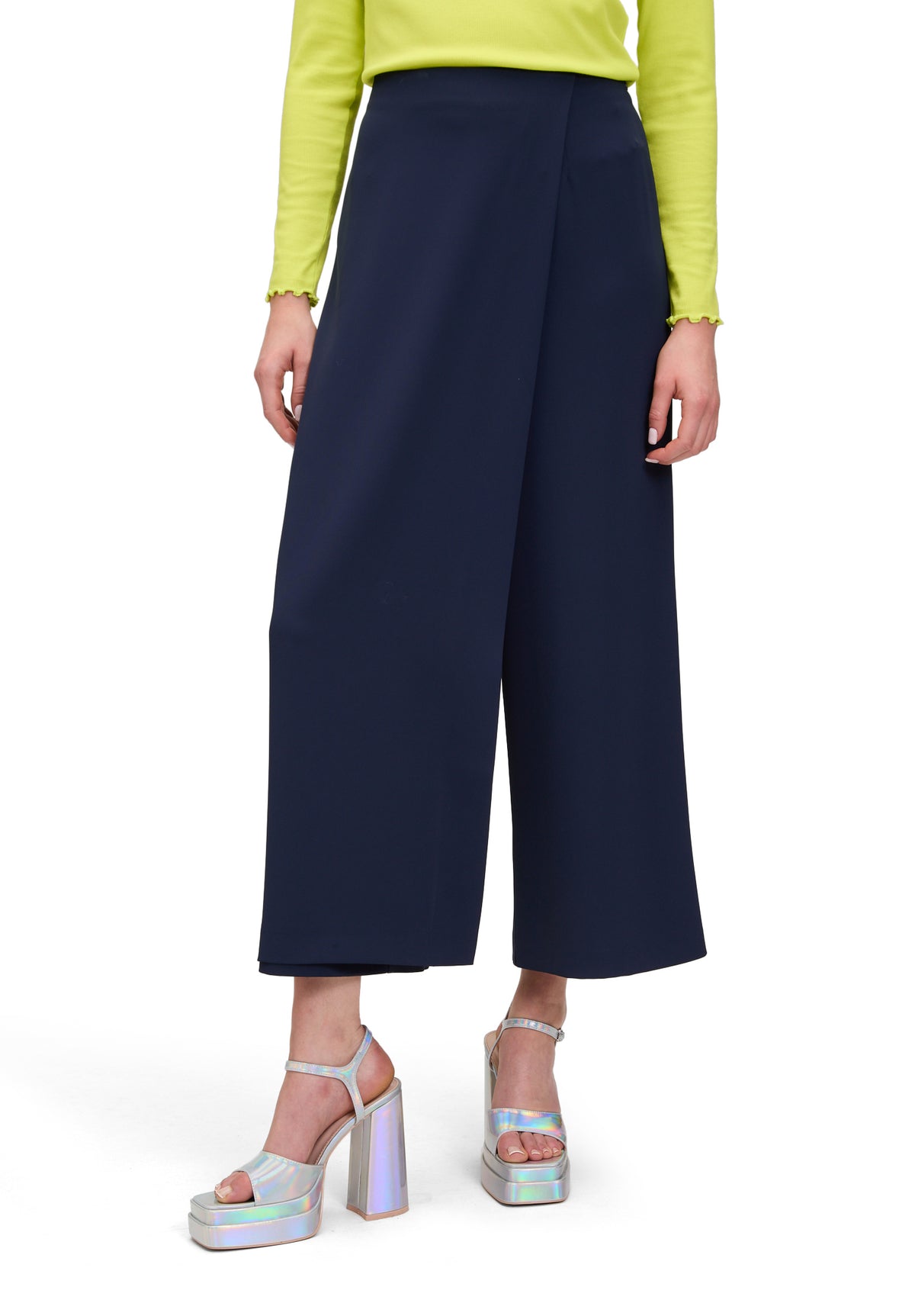 Cartoon Damen Hosen Maritime Blue