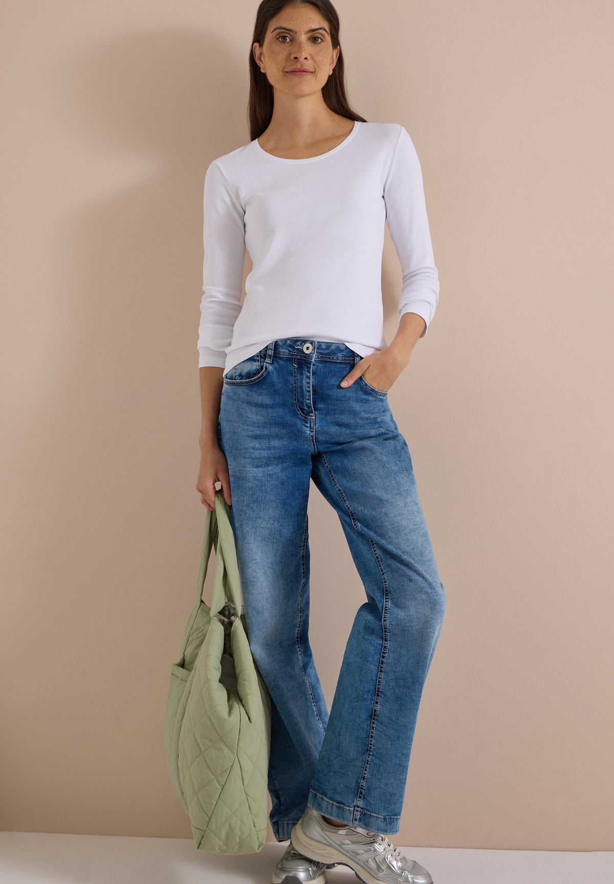 Cecil Damen T-Shirts White