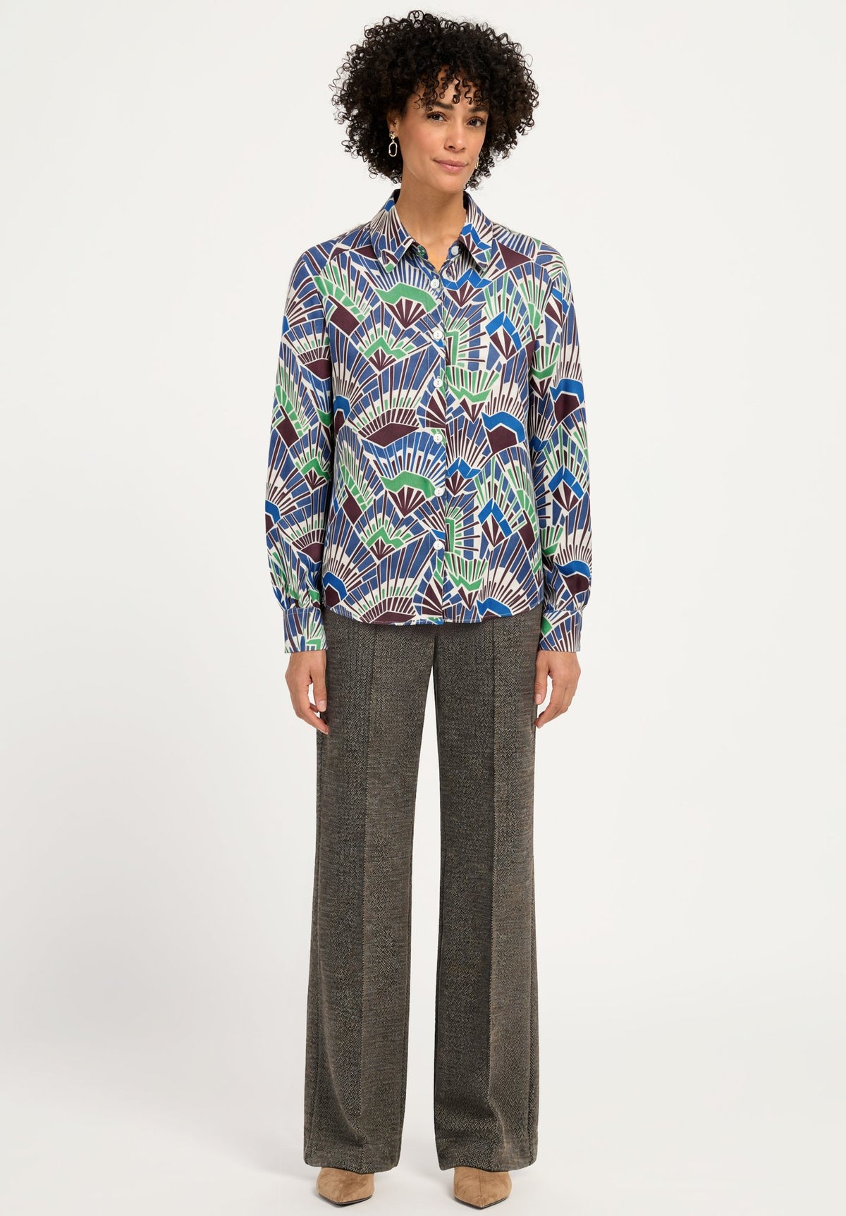 Bianca Damen Blusen Brown Mix