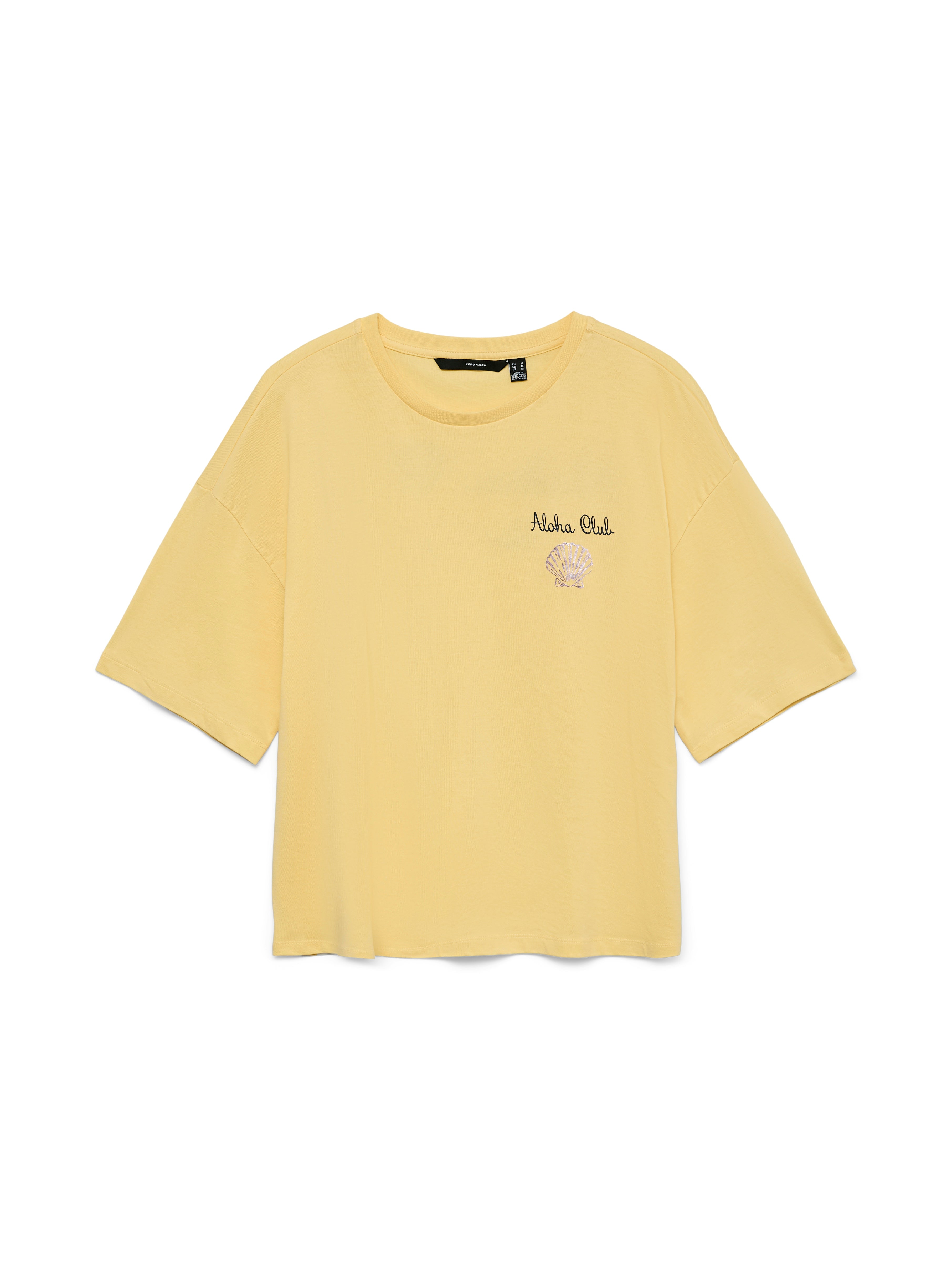 Vero Moda Damen T-Shirts Golden Haze/Alo