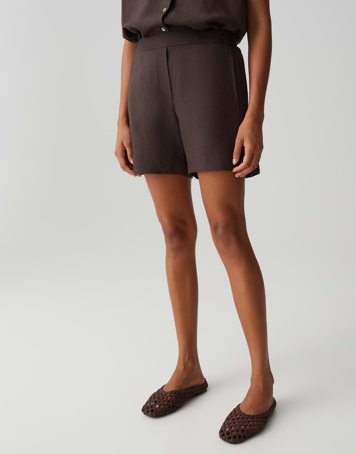 Opus Damen Shorts Affogato