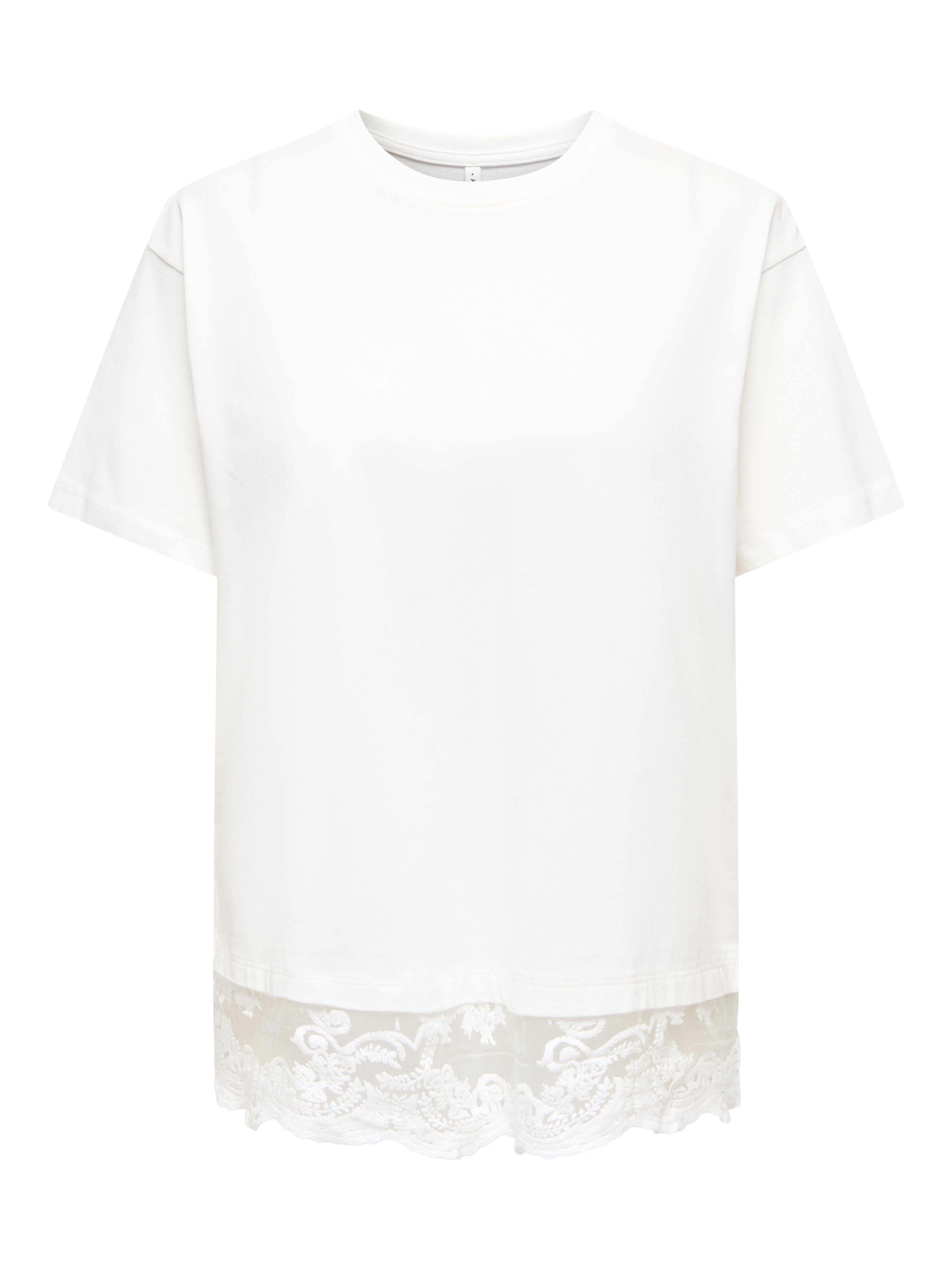 only Damen T-Shirts Cloud Dancer/Cl