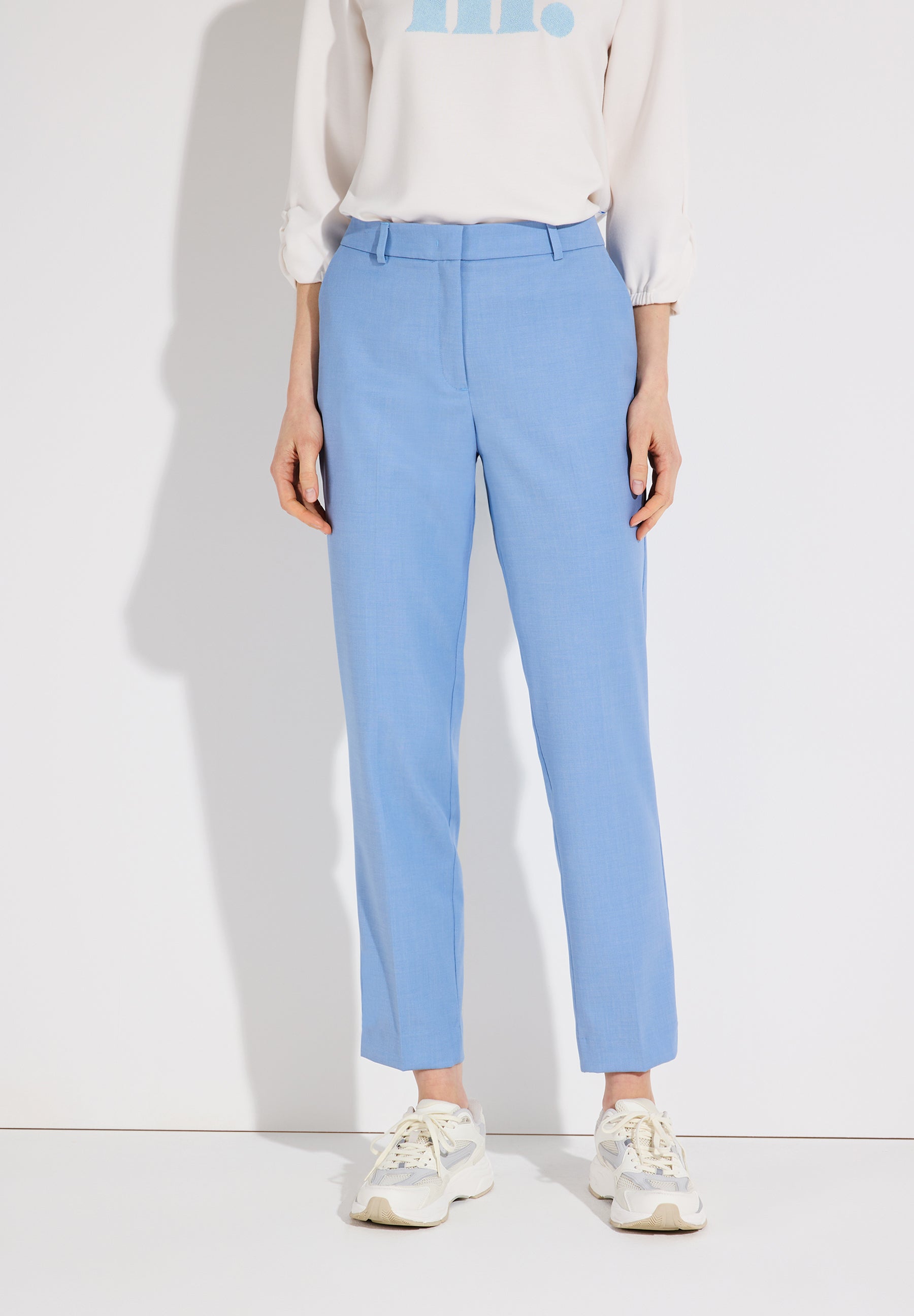 More & More Damen Hosen Fresh Skyb