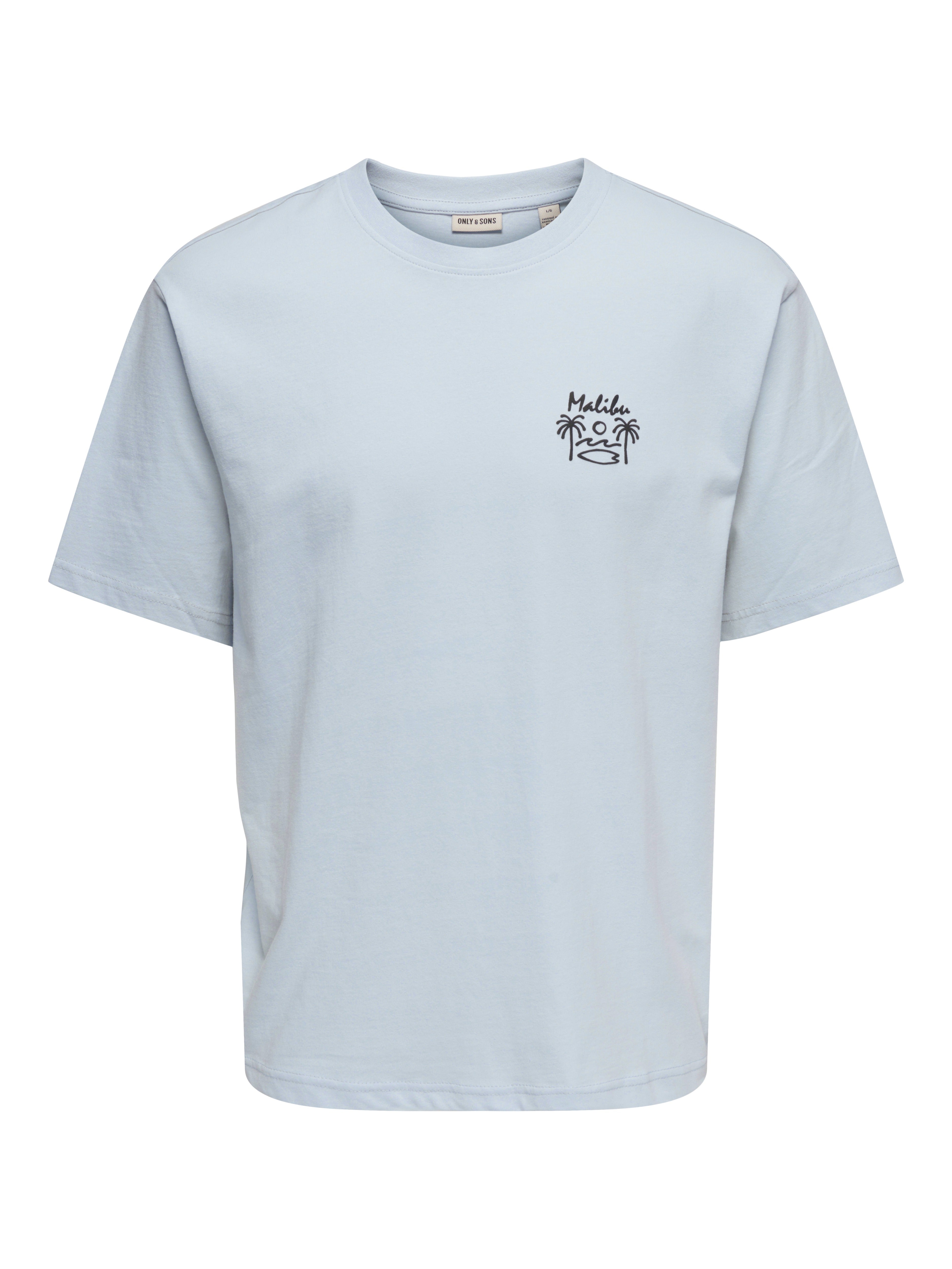 Only & Sons Herren T-Shirts kurz Skyway/Malibu B