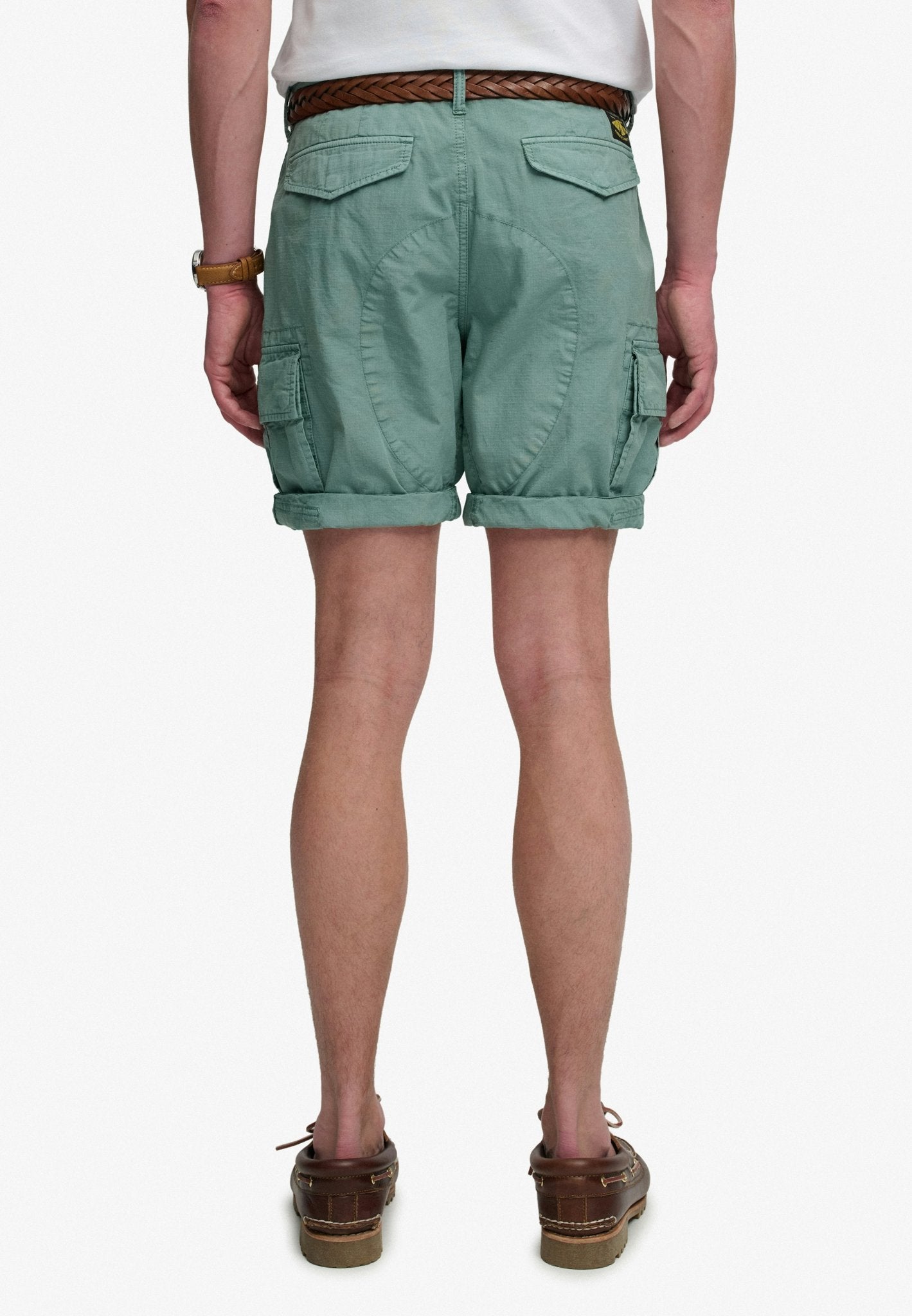 Superdry Men Herren Shorts Ds Fossil Gree