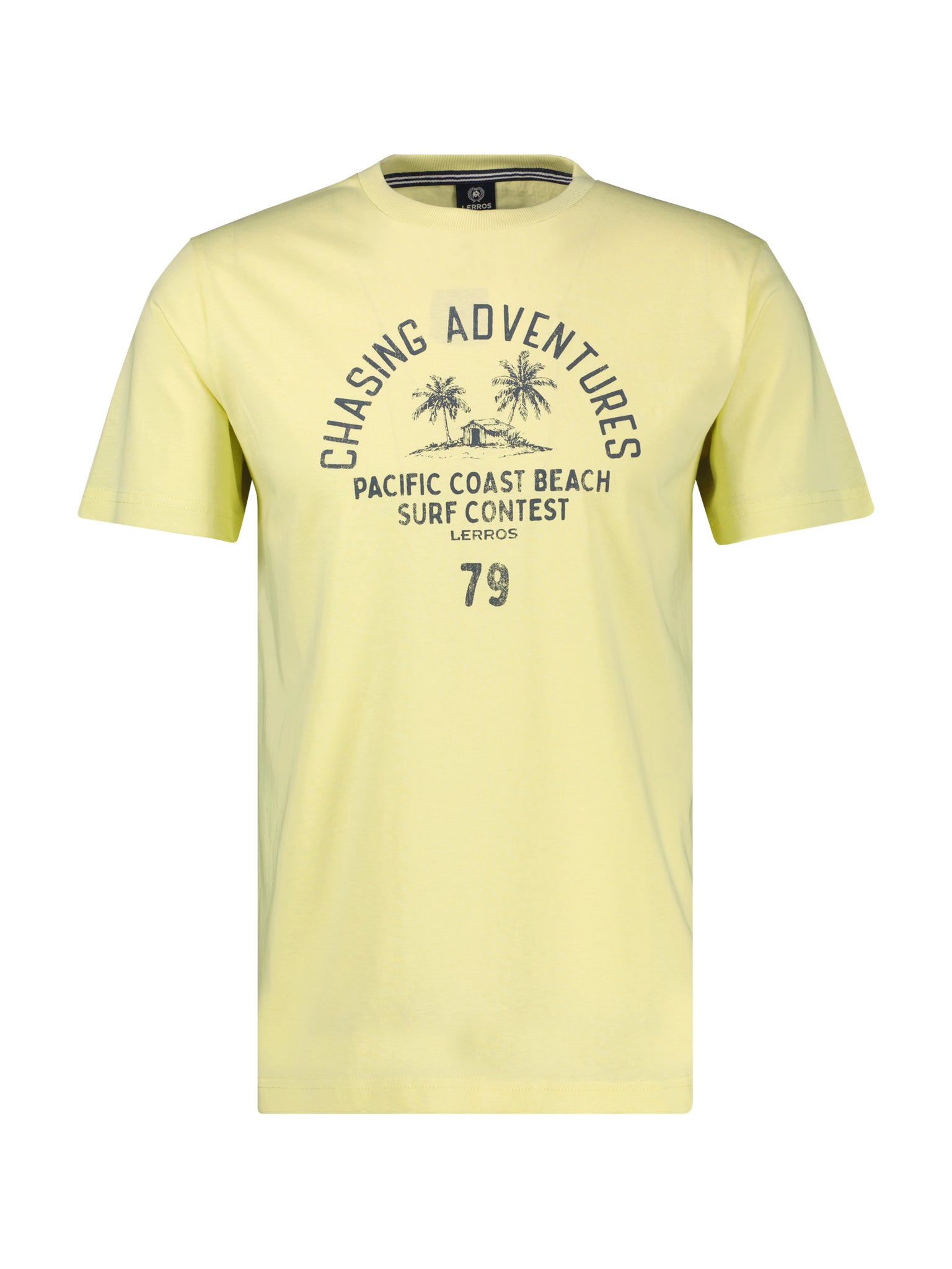 Lerros Herren T-Shirts kurz Lemon Water