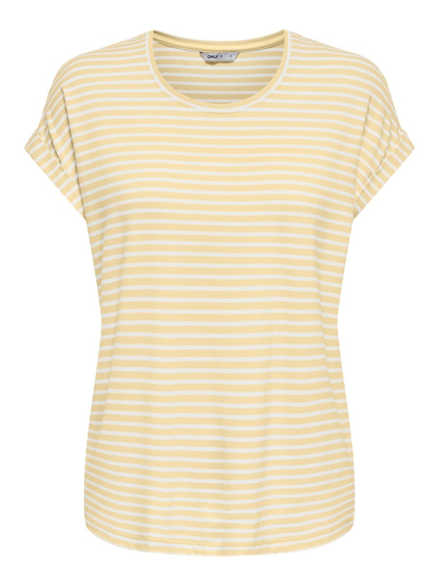Only Damen T-Shirts Pale Banana/Clo