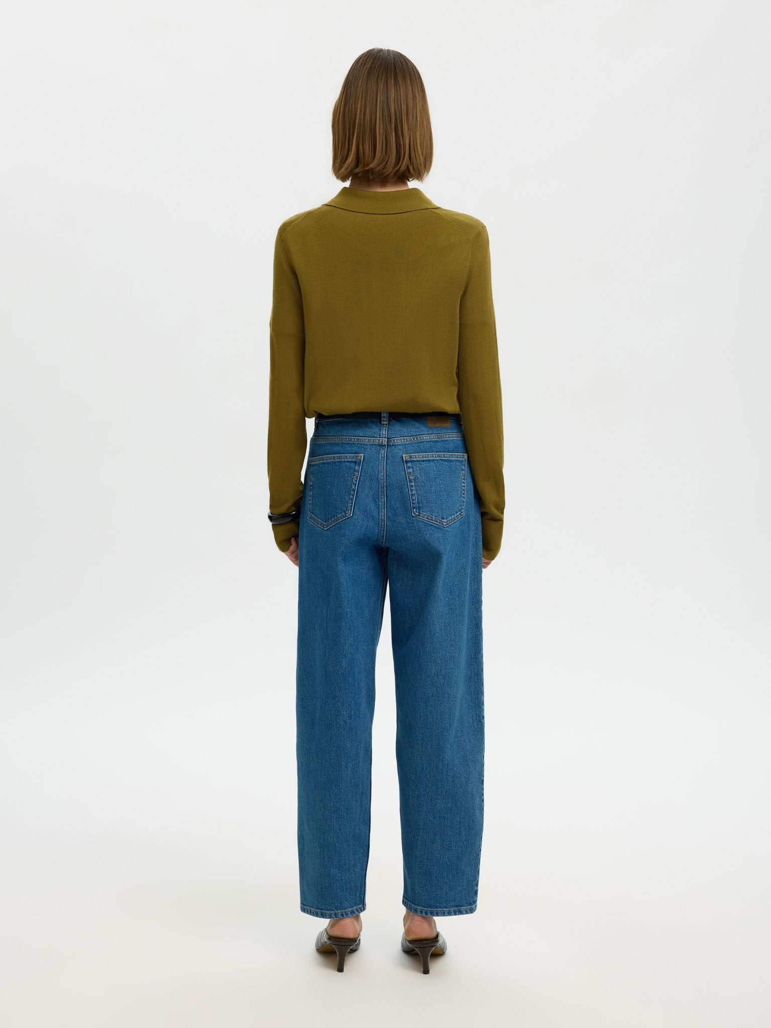 Selected Femme Damen Pullover Fir Green