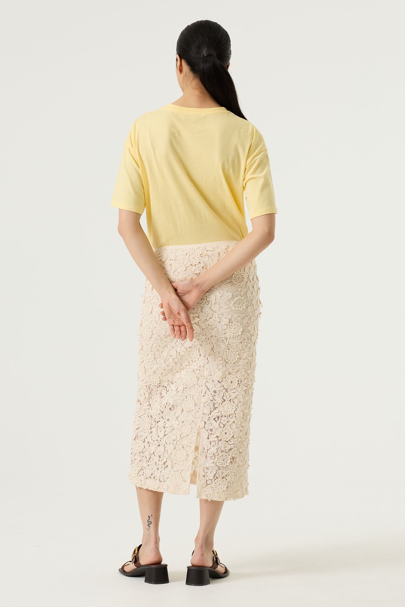 Garcia Damen T-Shirts Lush Lemon