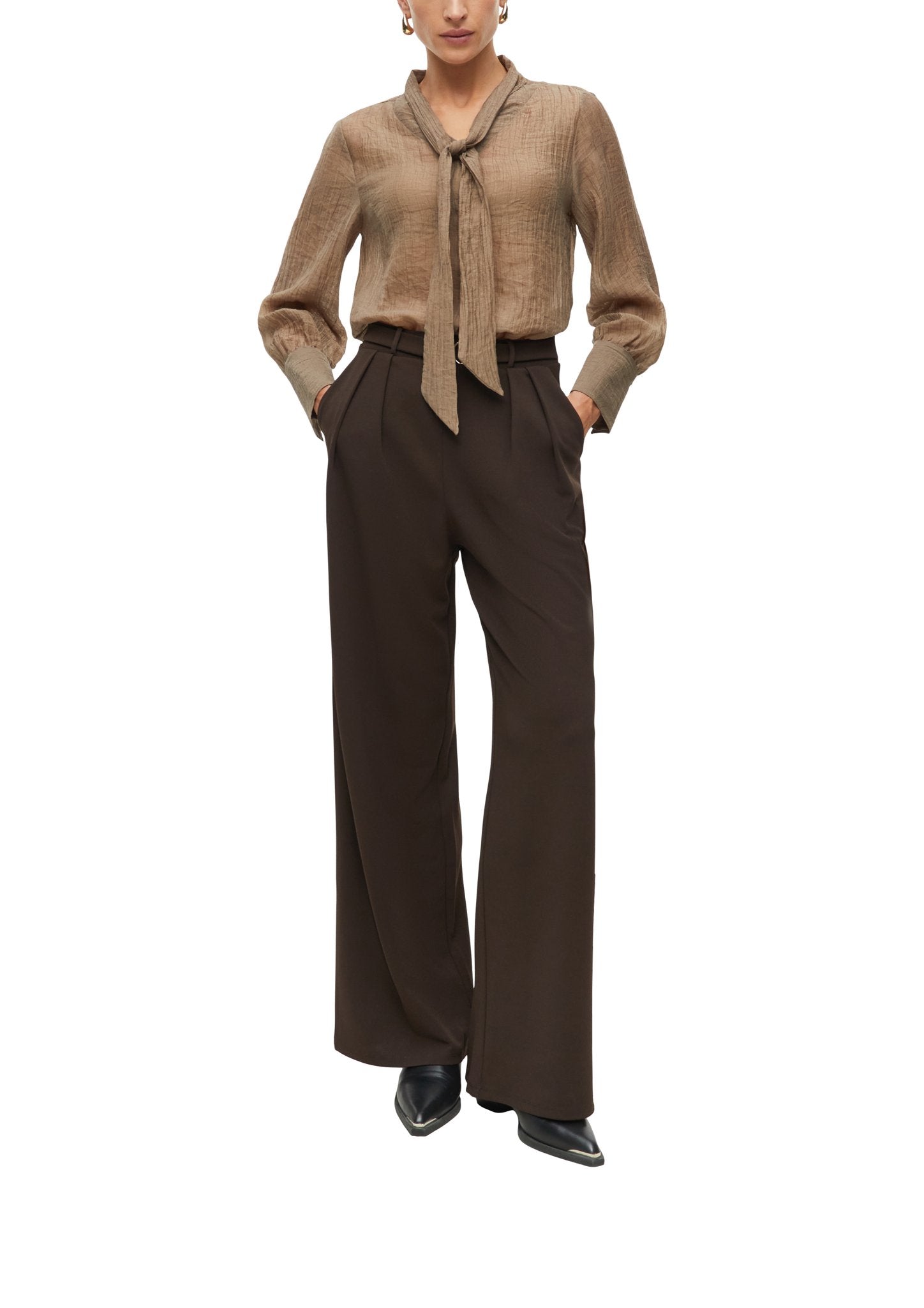 S. Oliver black Damen Hosen  Brown