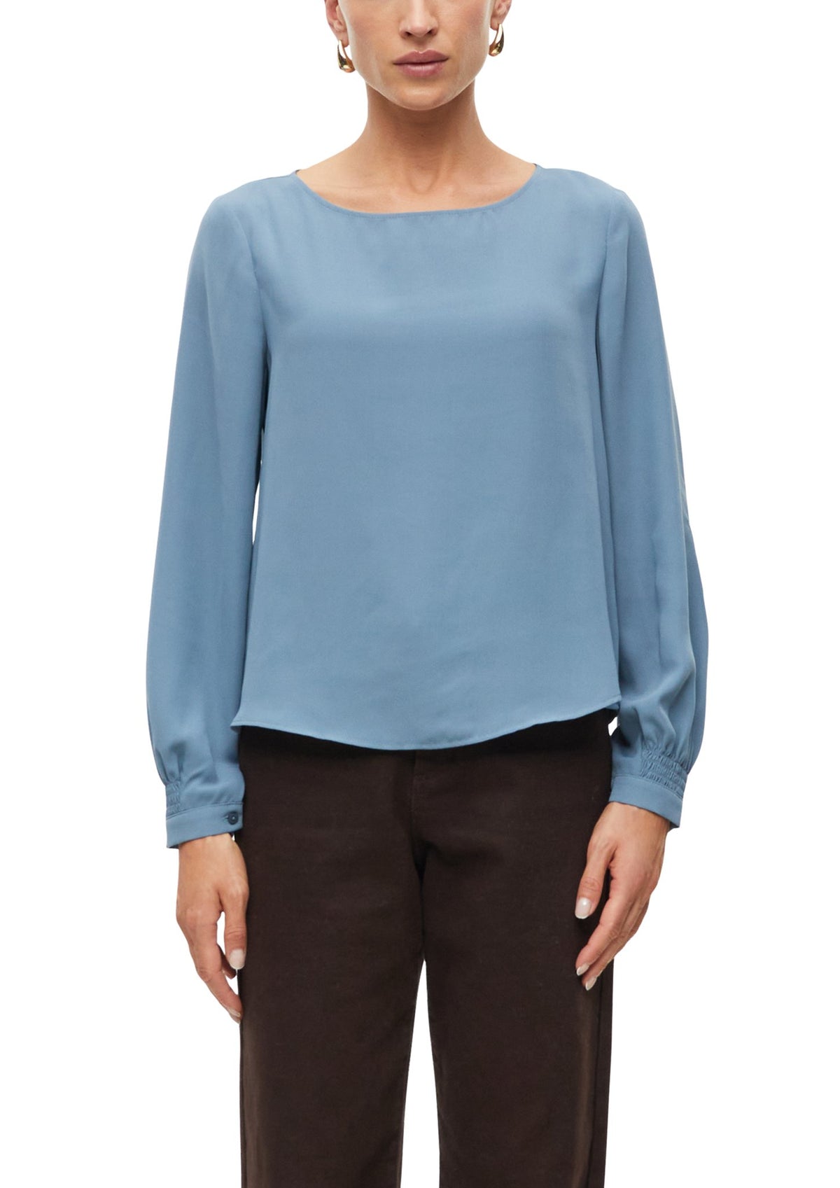S. Oliver black Damen Blusen  Blue