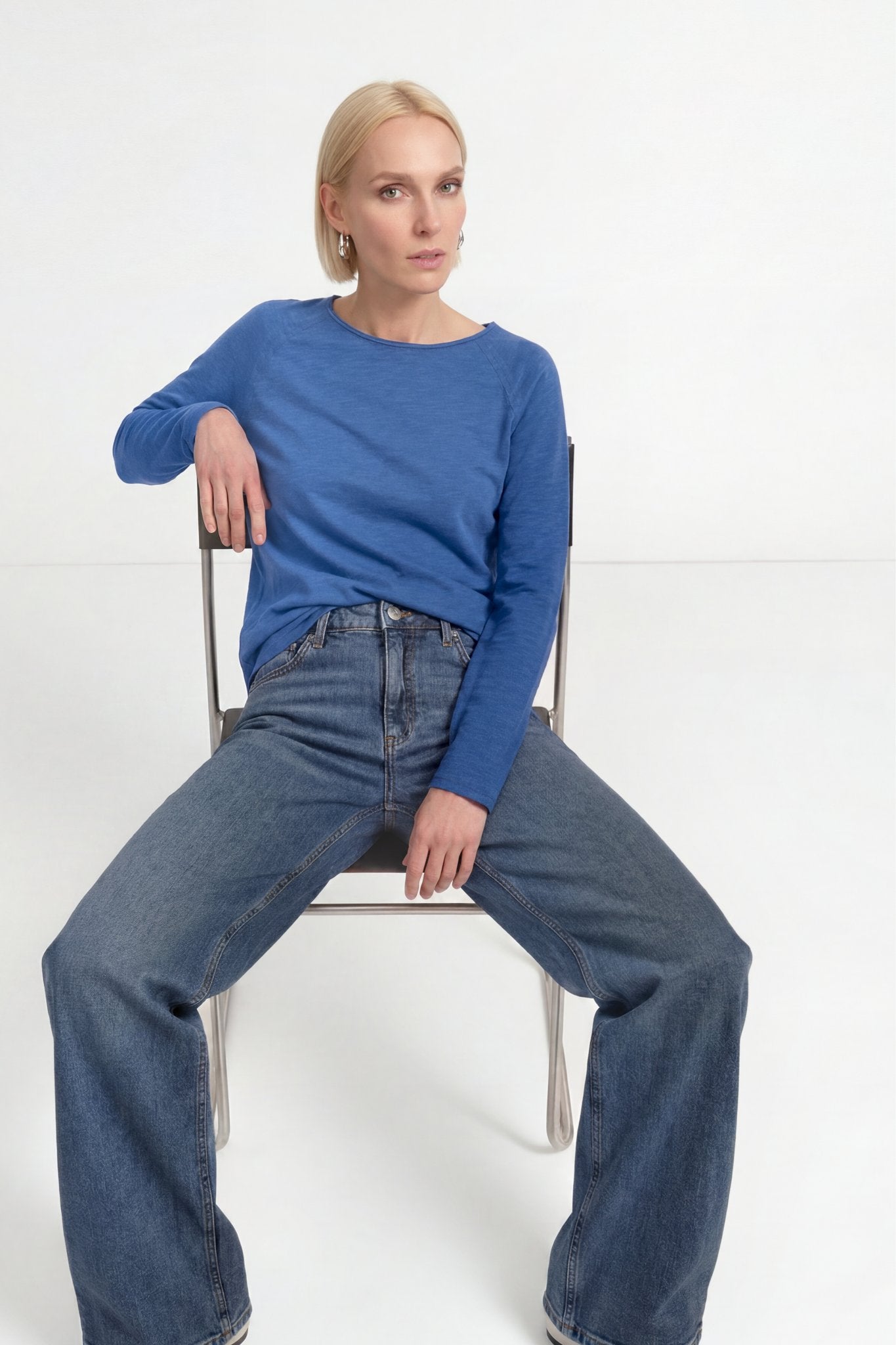 Rich & Royal Damen T-Shirts Misty Blue
