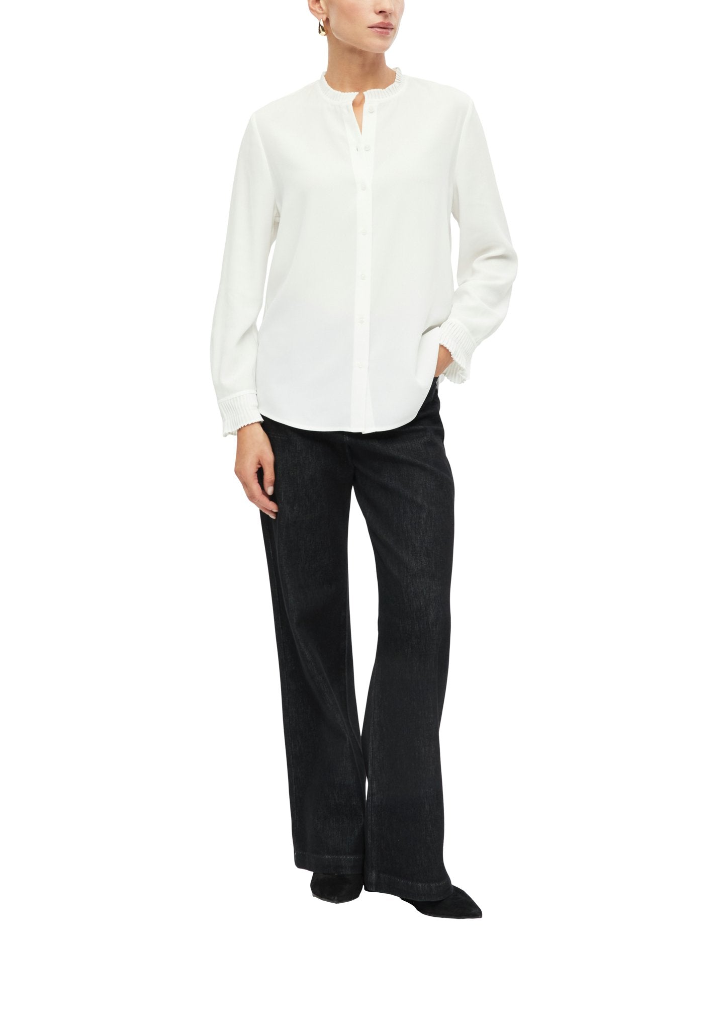 S. Oliver black Damen Blusen  White