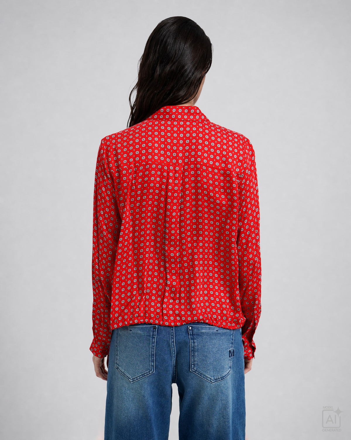 Milano Damen Blusen Chili Print
