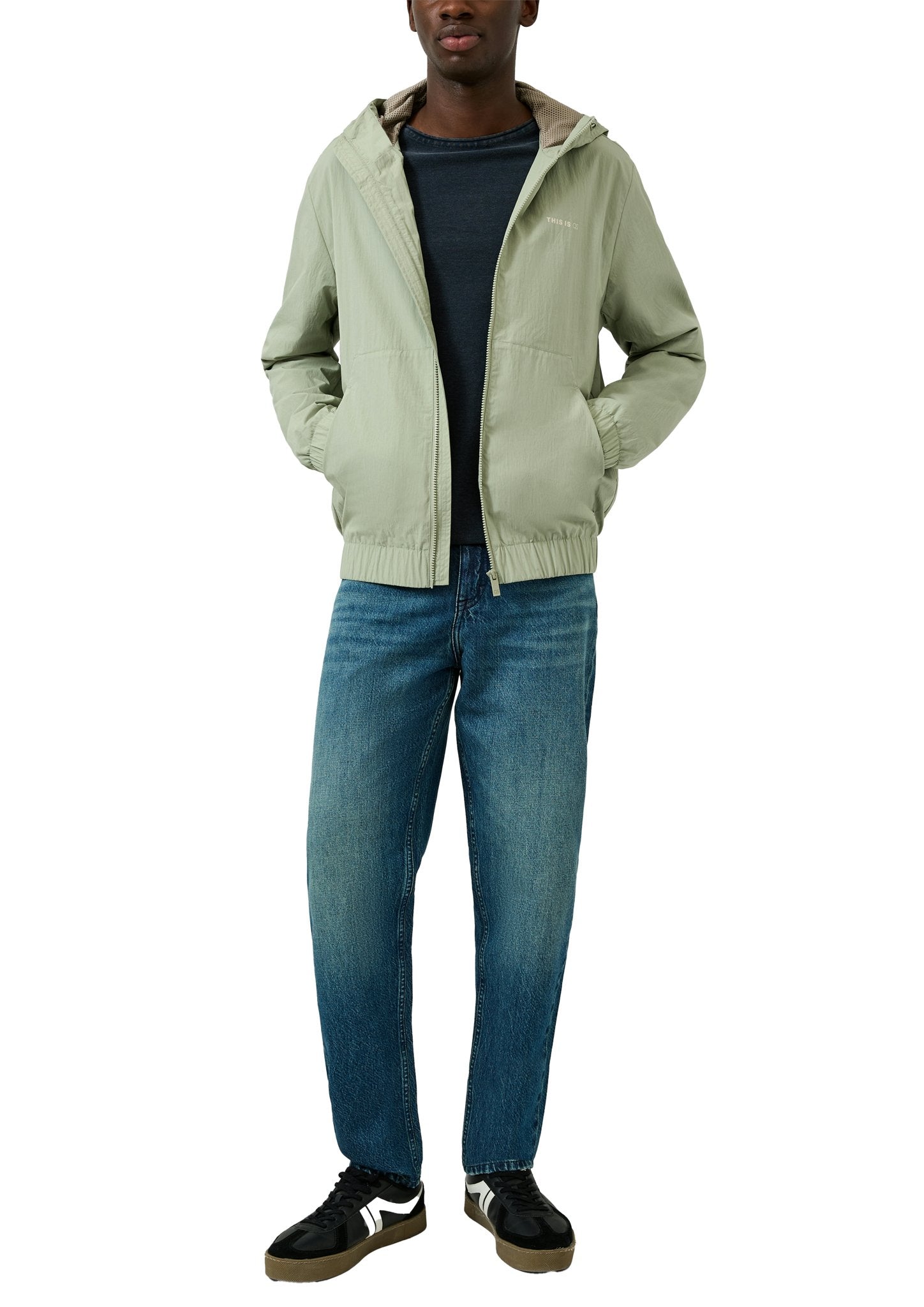 QS by S.Oliver Herren Jacken Blue Green