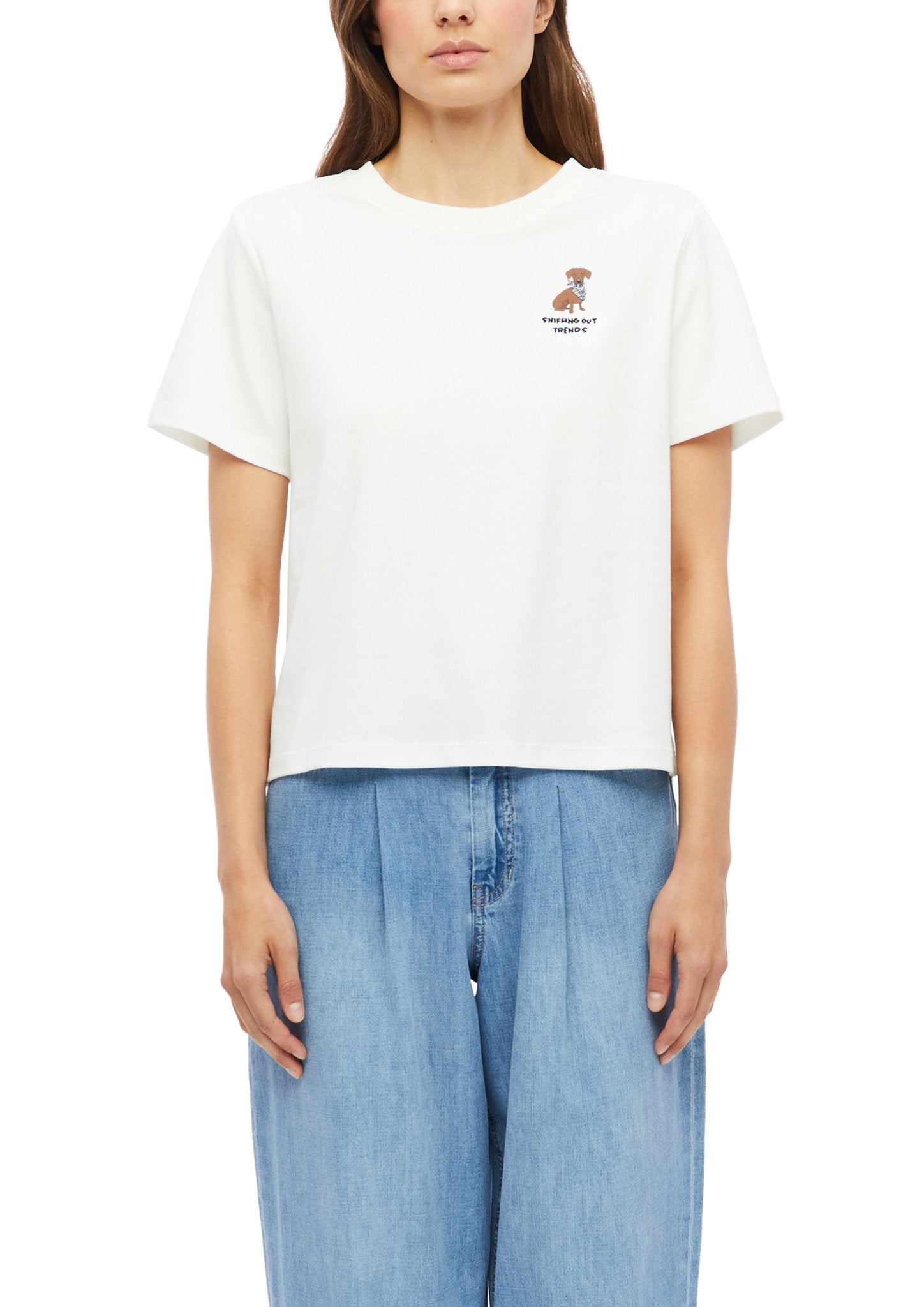 S. Oliver red Damen T-Shirts White