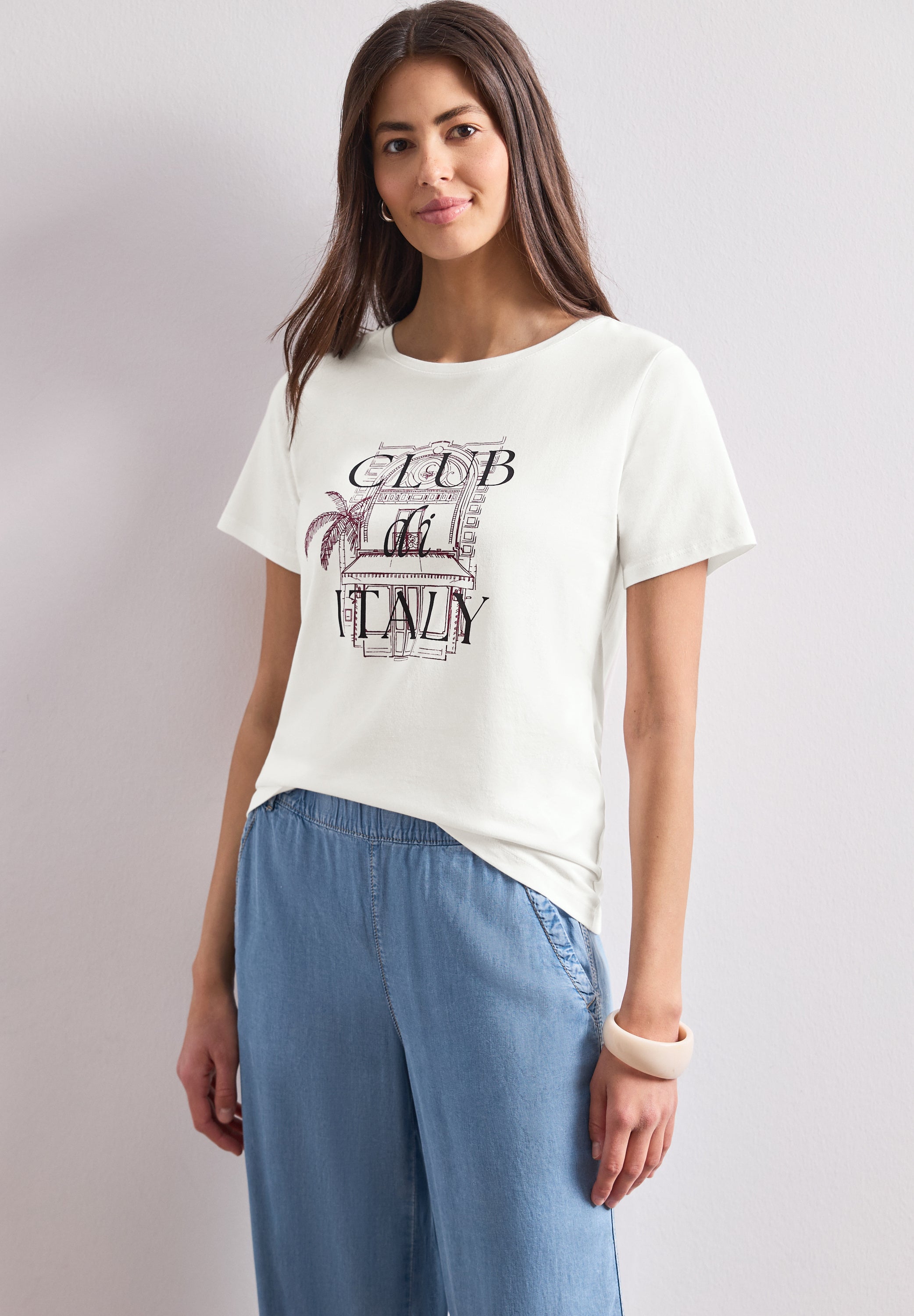 Street One Damen T-Shirts  Off White
