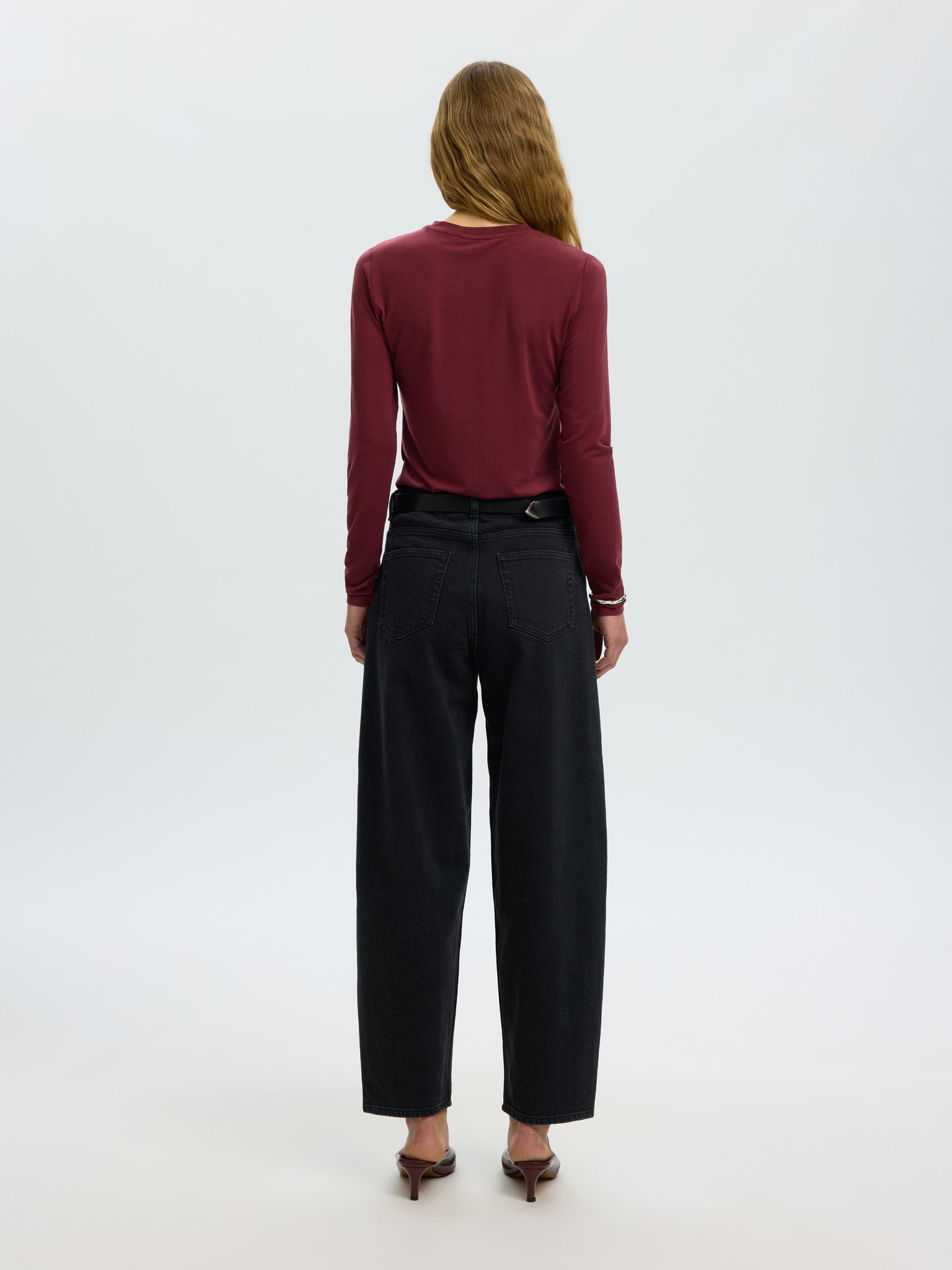 Selected Femme Damen Blusen Tawny Port