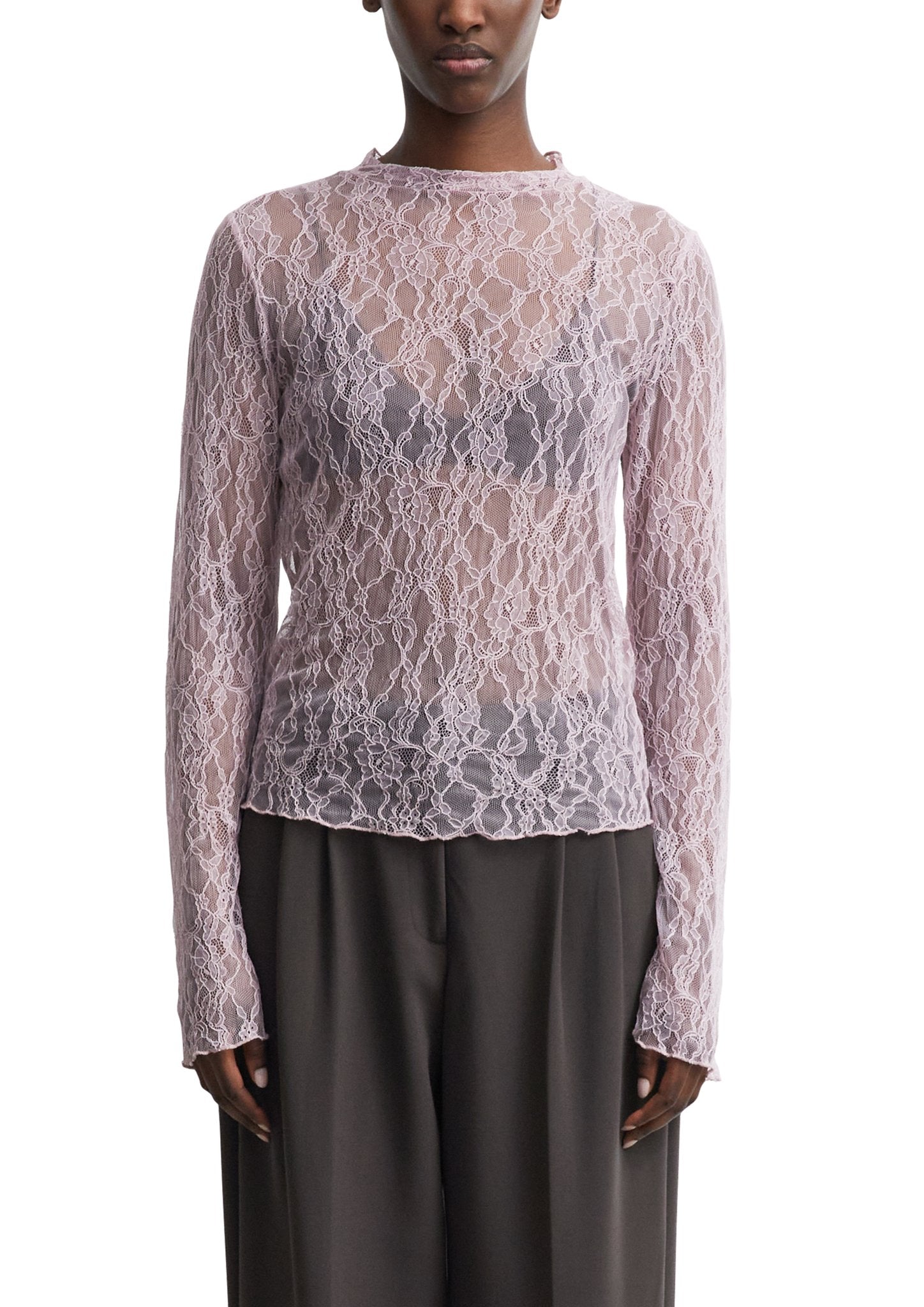 Comma Damen T-Shirts  Lilac/Pink