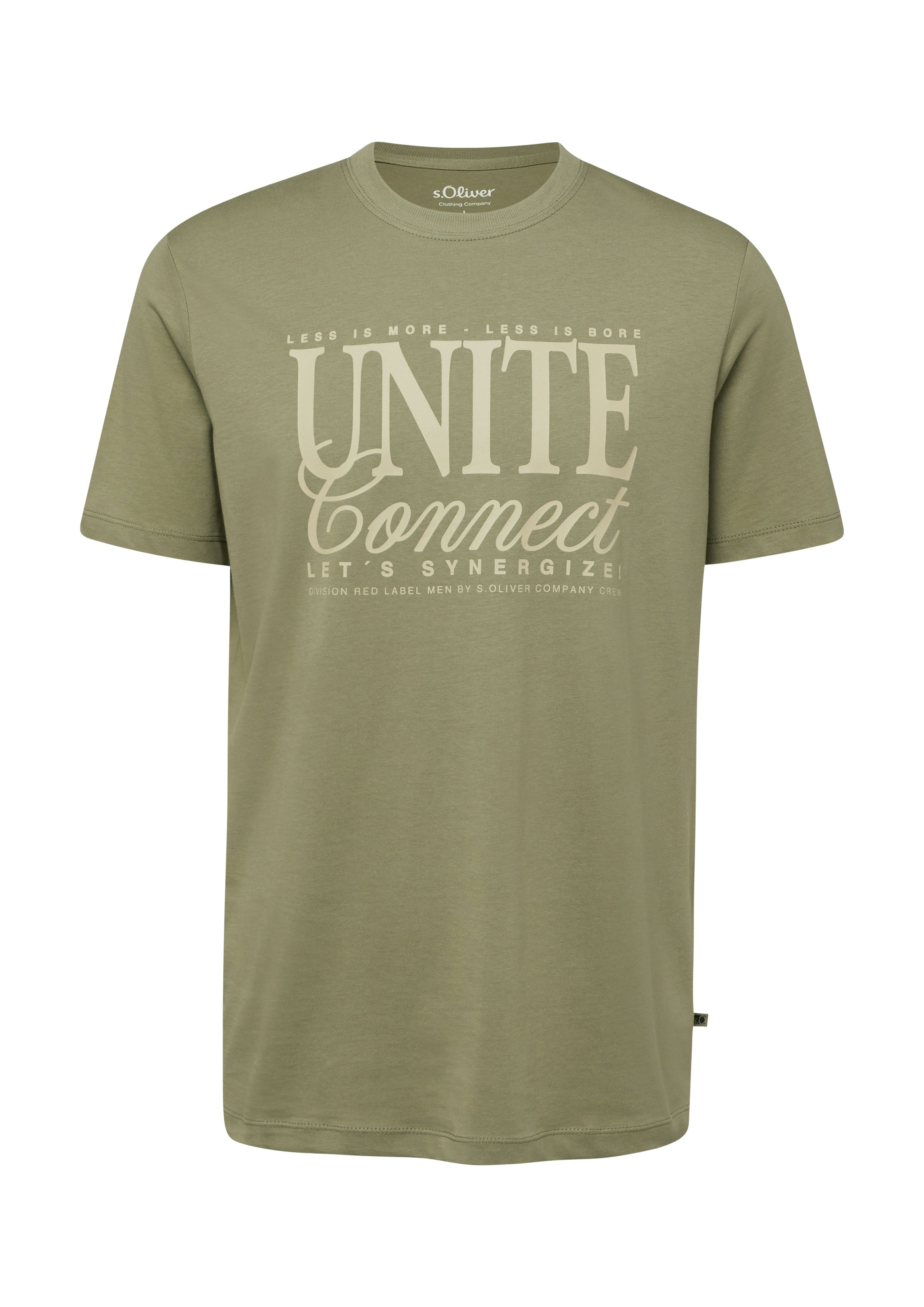 S. Oliver red Herren T-Shirts kurz Green