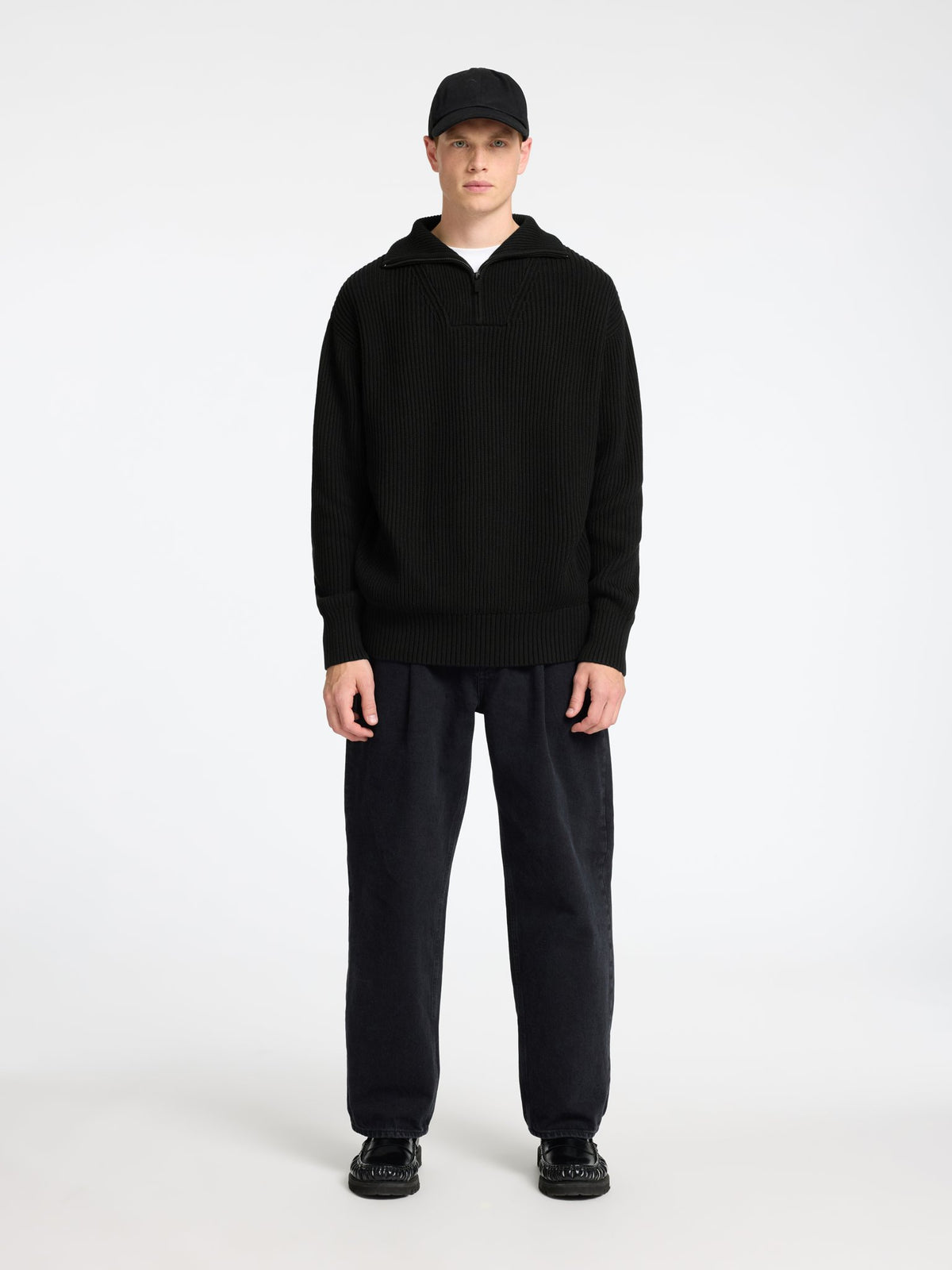 Selected homme Herren Pullover  Black