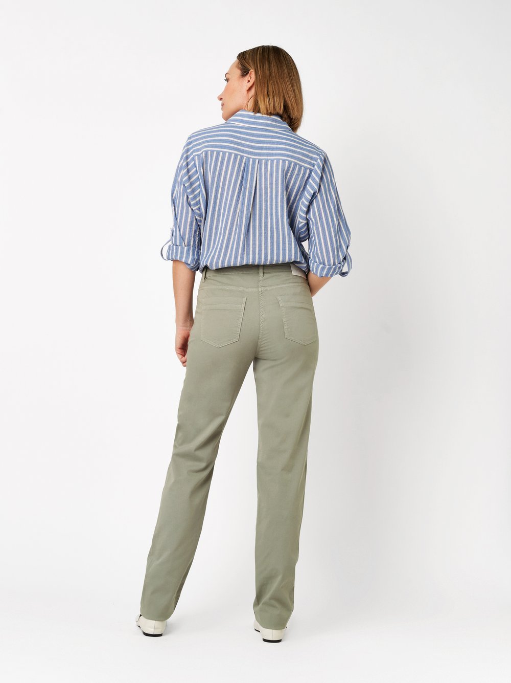 Toni Dress Damen Hosen Light Khaki