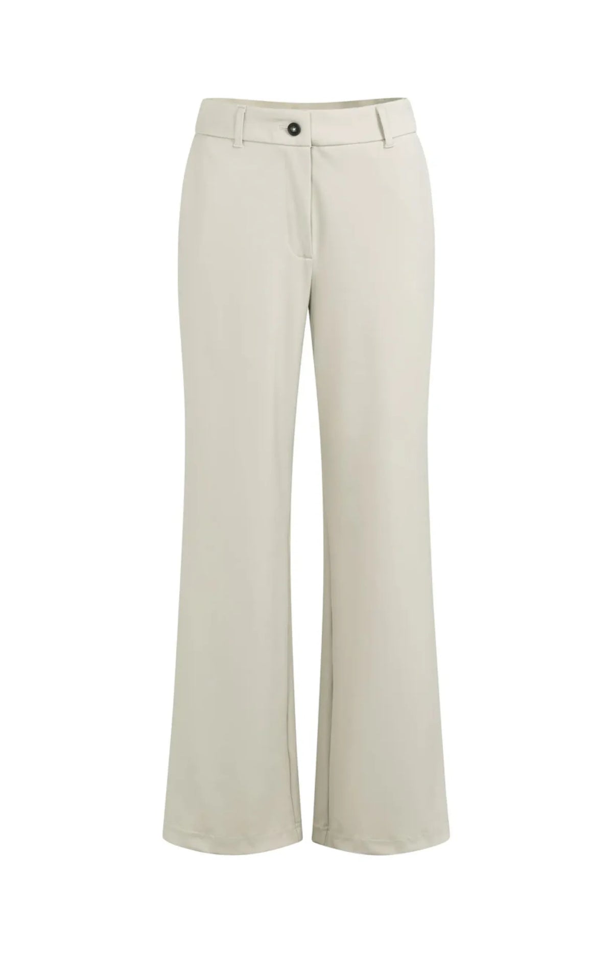 Jerseyhose mit elastischem Bund und weitem Bein - Grau