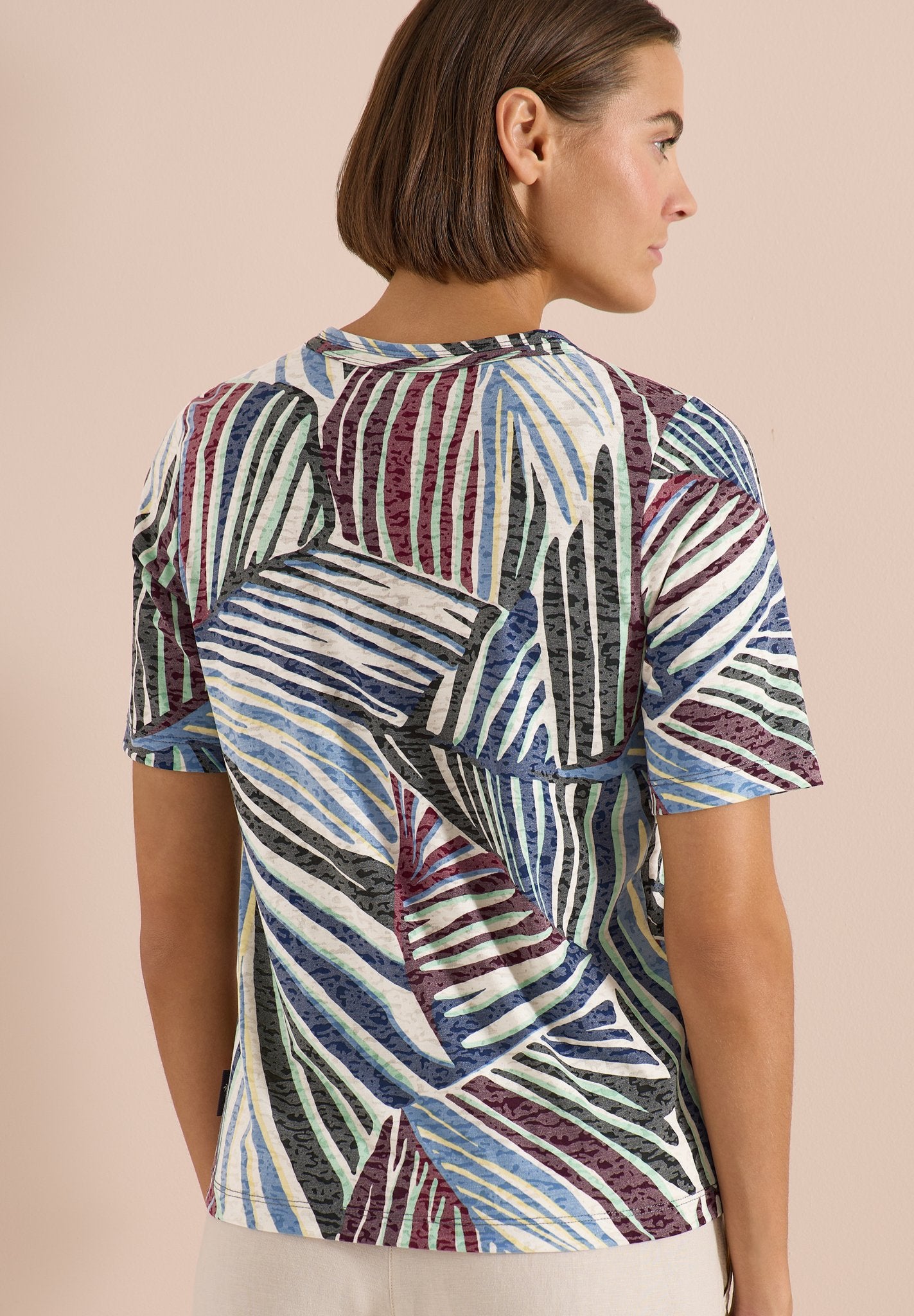 Cecil Damen T-Shirts Palm Bree