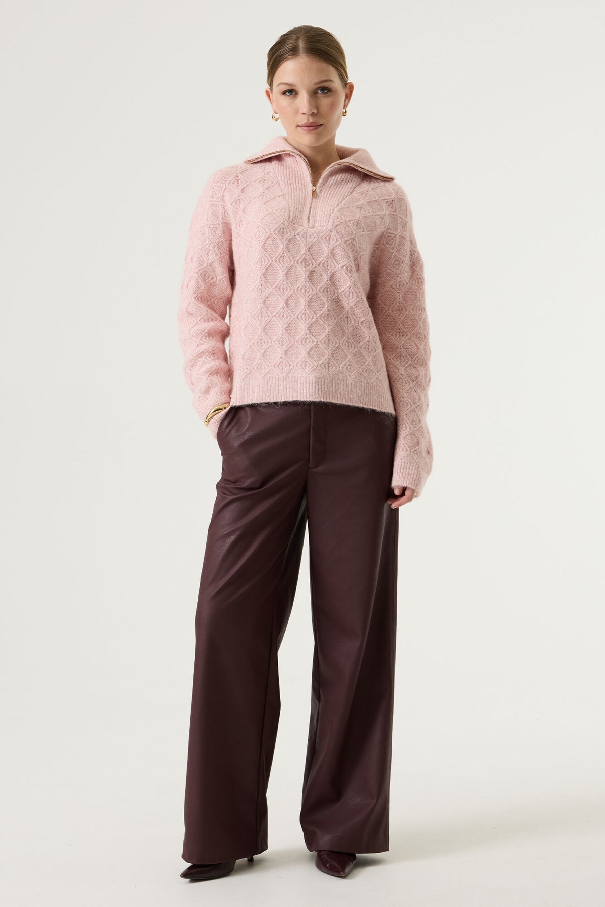 Garcia Damen Strickjacken Dusty Pink