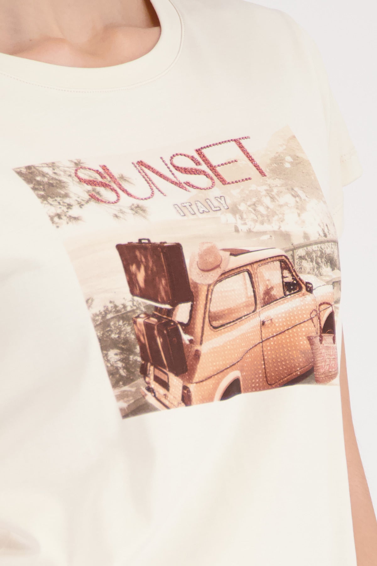 Monari Damen T-Shirts  Marble