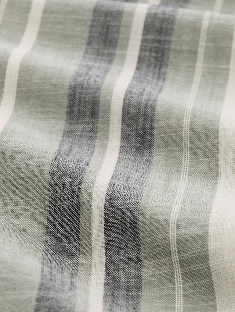 Tom Tailor denim Herren Hemden kurz Green Sea Spray