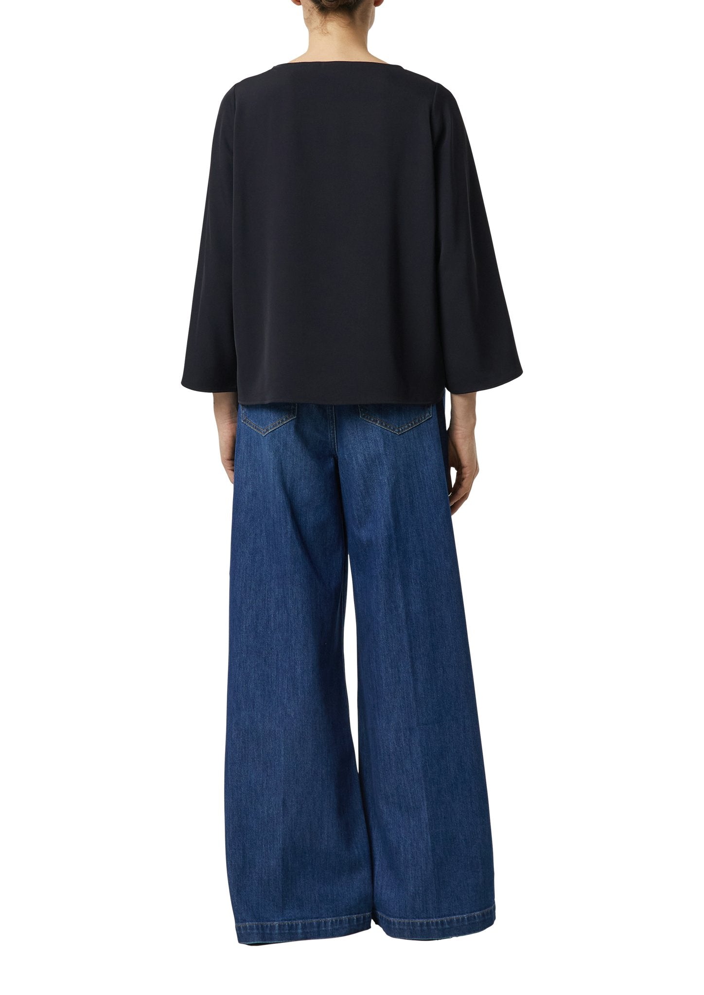 Comma Damen Blusen  Blue
