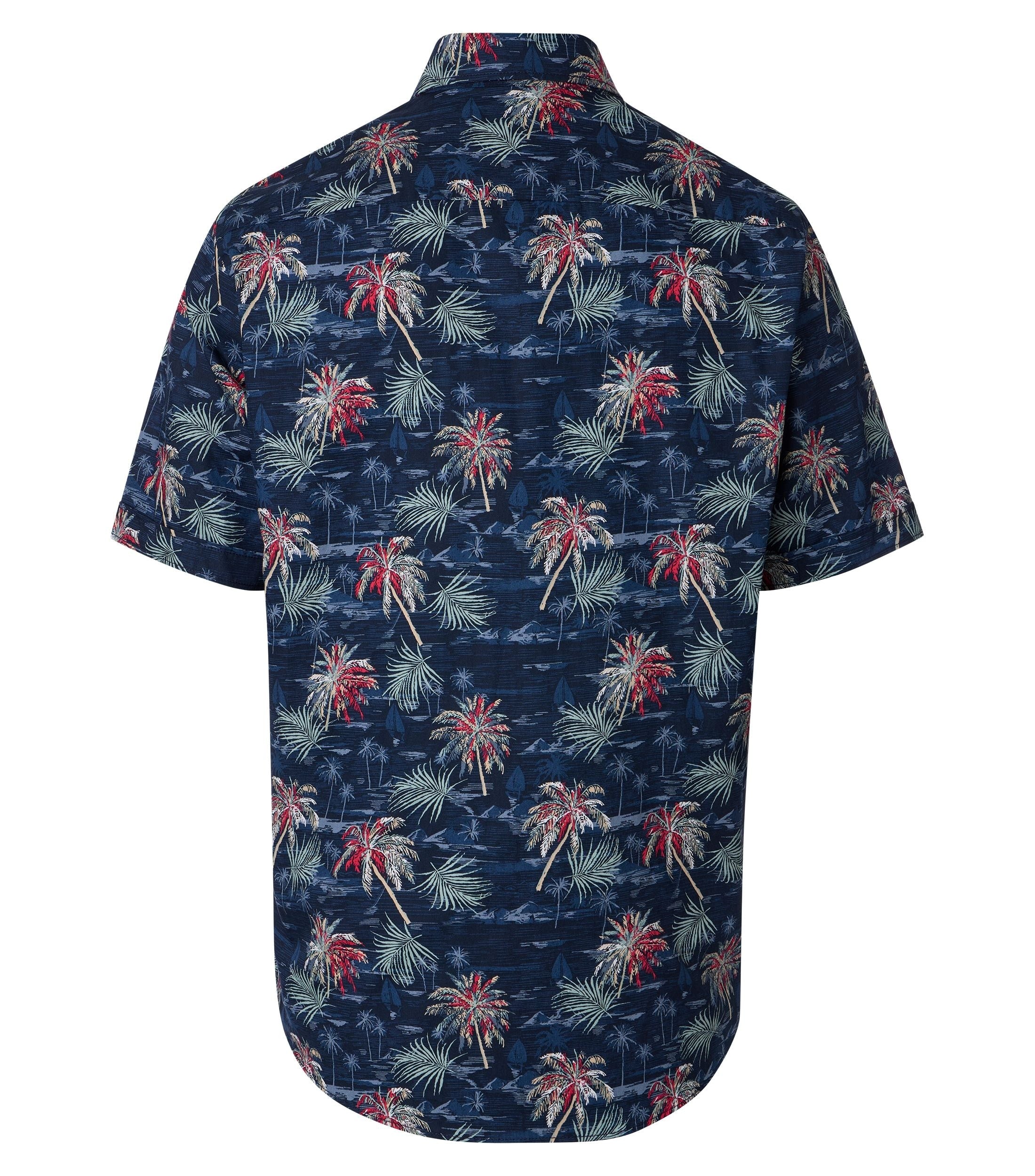 Casa Moda Herren Hemden kurz  Blau
