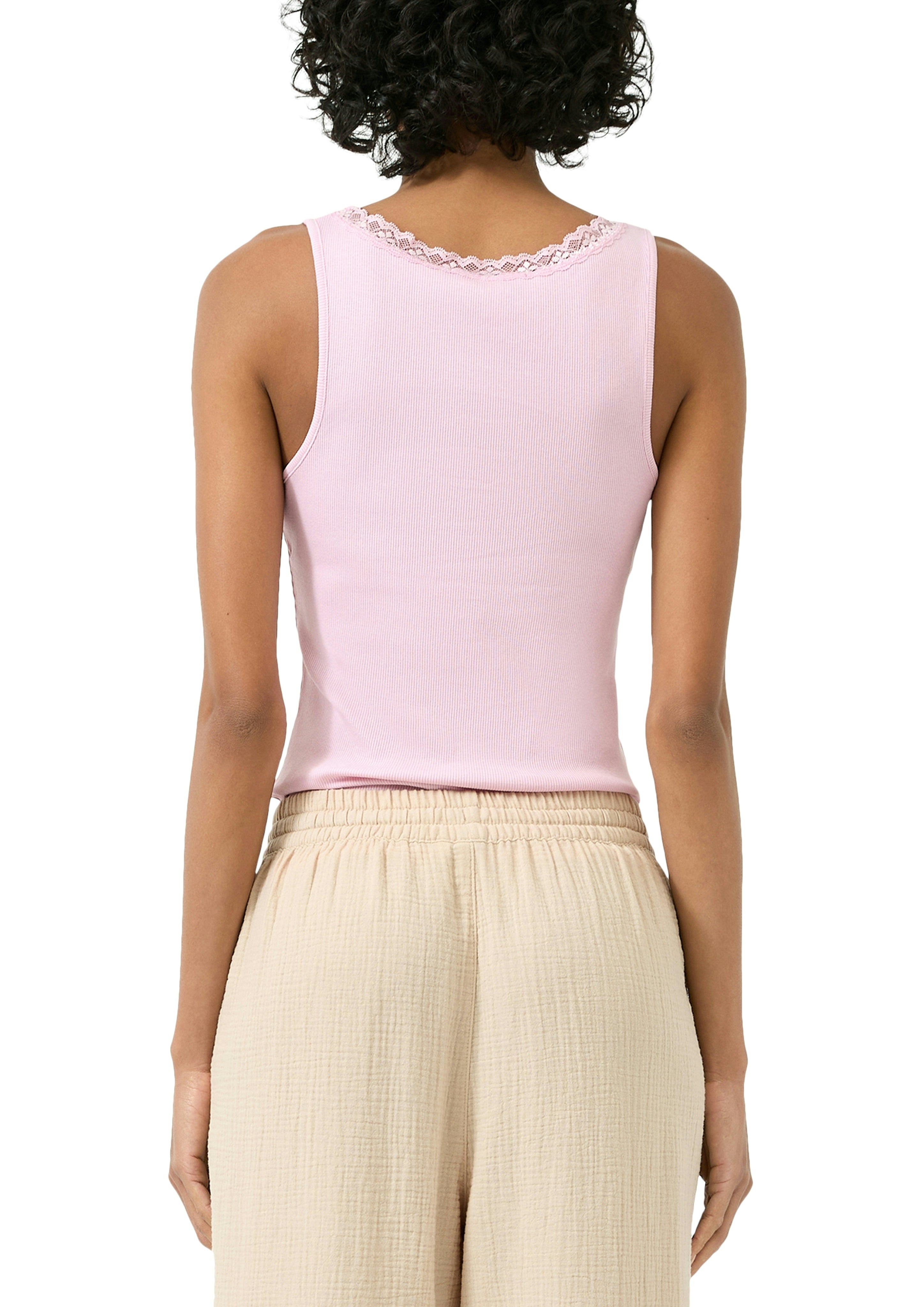 QS by S.Oliver Damen Tops Lilac/Pink