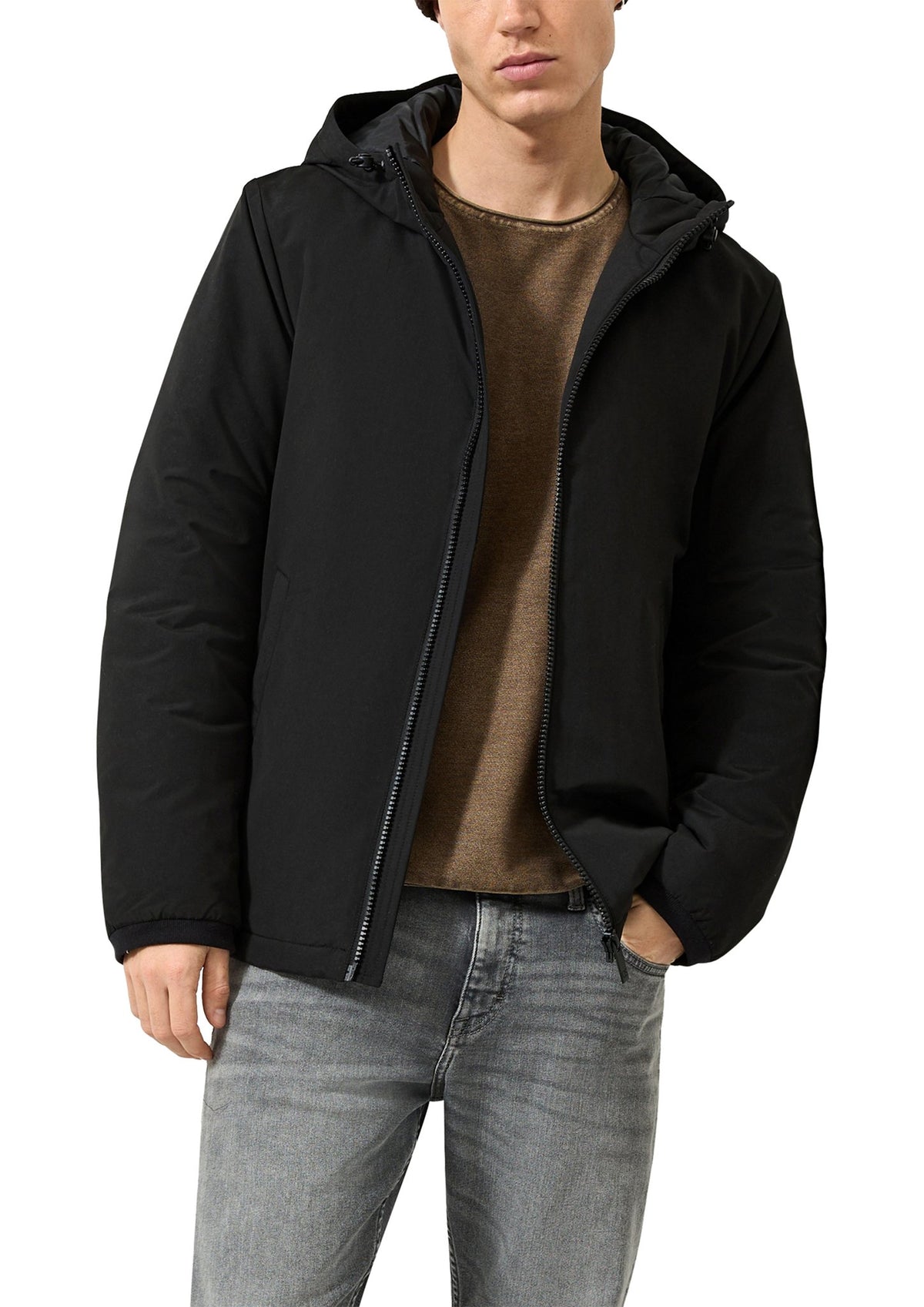 QS by S.Oliver Herren Jacken Grey/Black