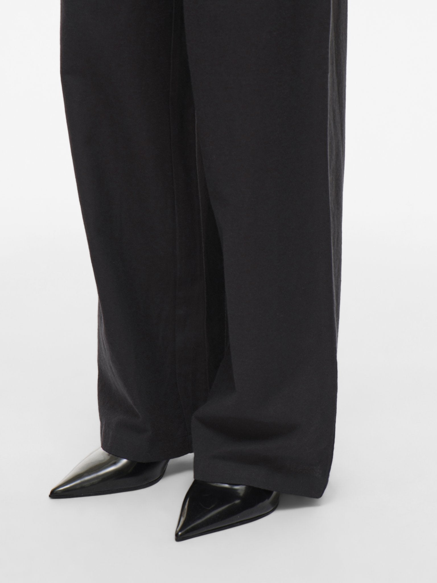 Vila Damen Hosen Black Beauty
