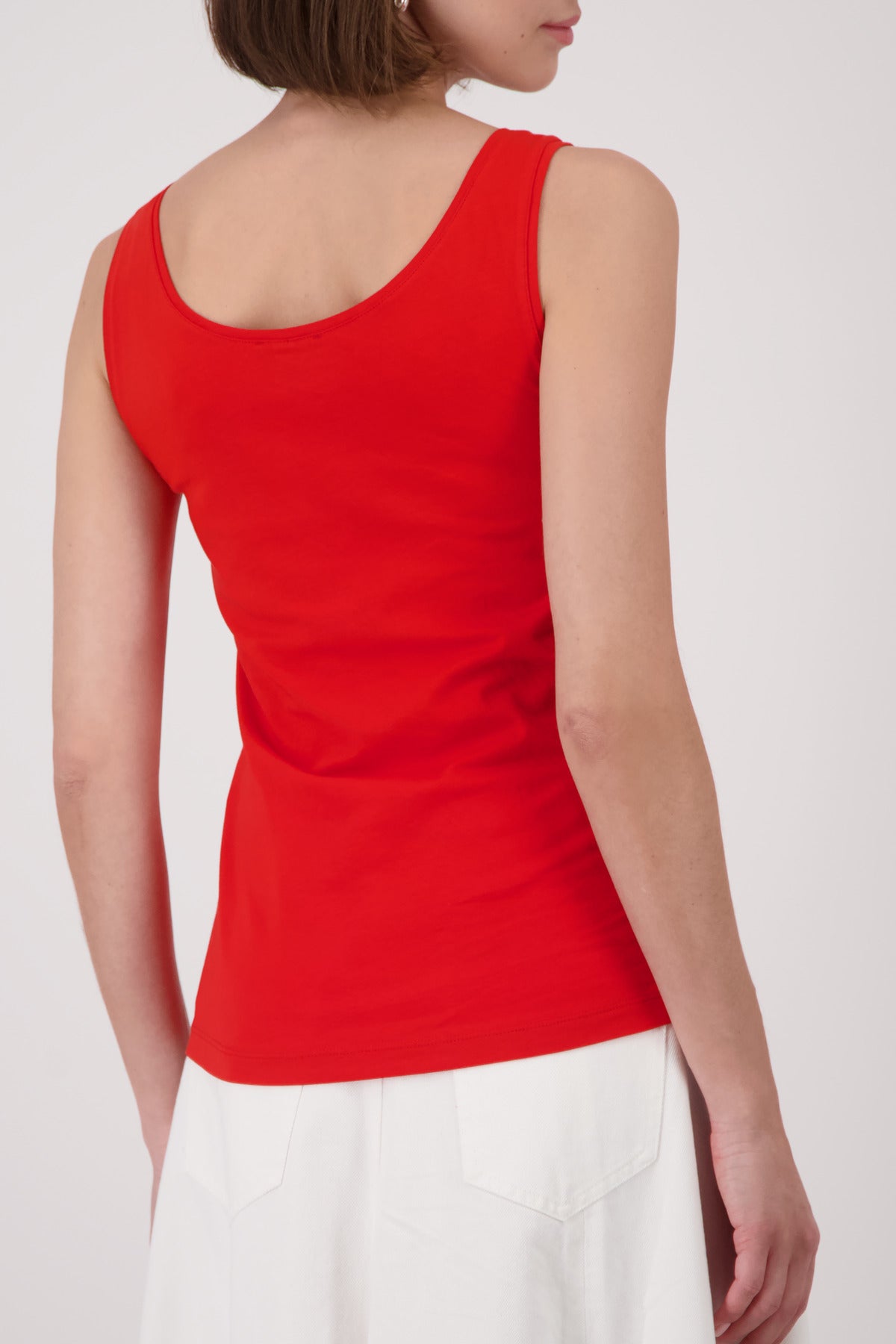 Monari Damen Tops  Coral Red