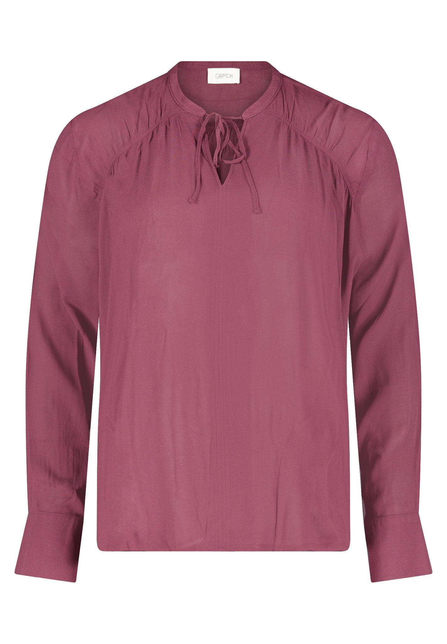 Cartoon Damen Blusen Dark Dahlia