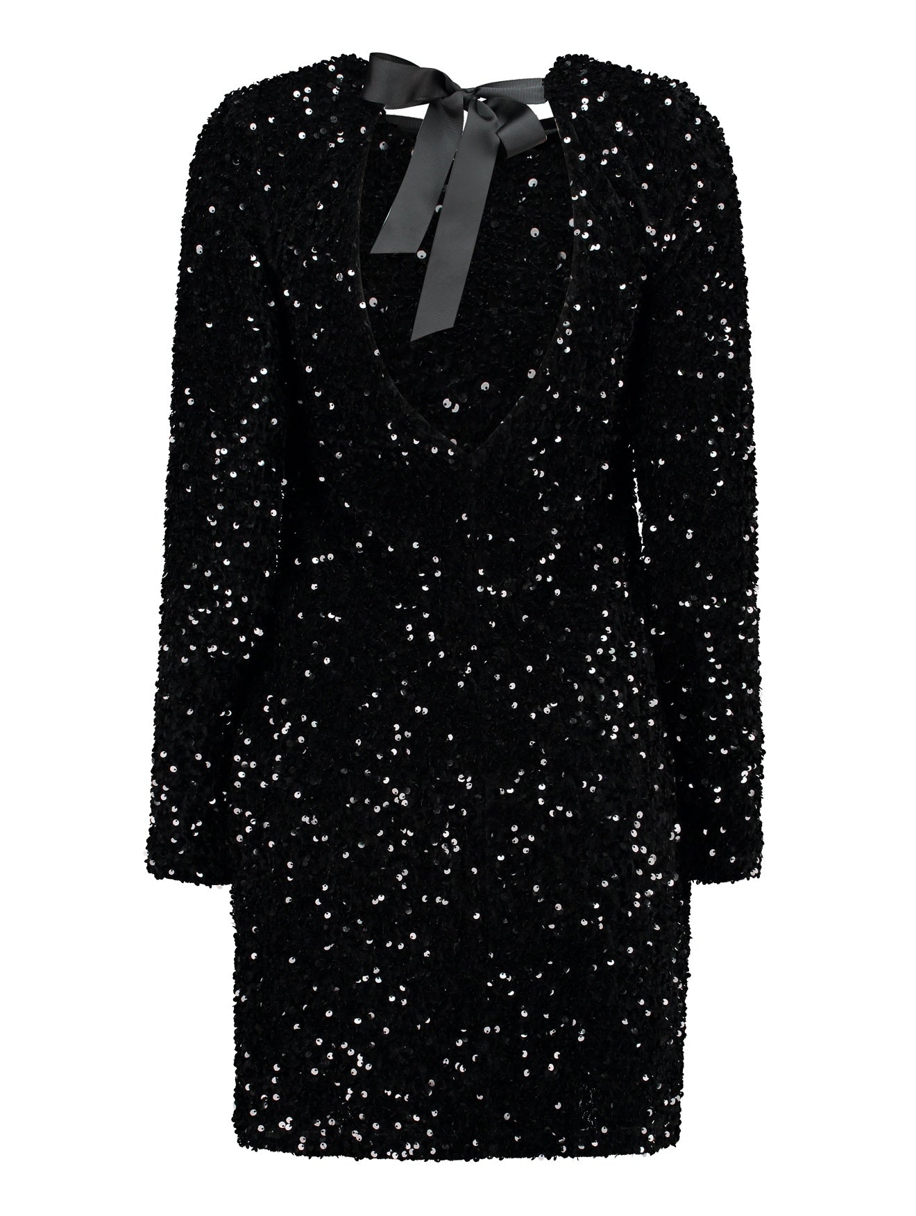 Haily's Damen Kleider Black Glitter