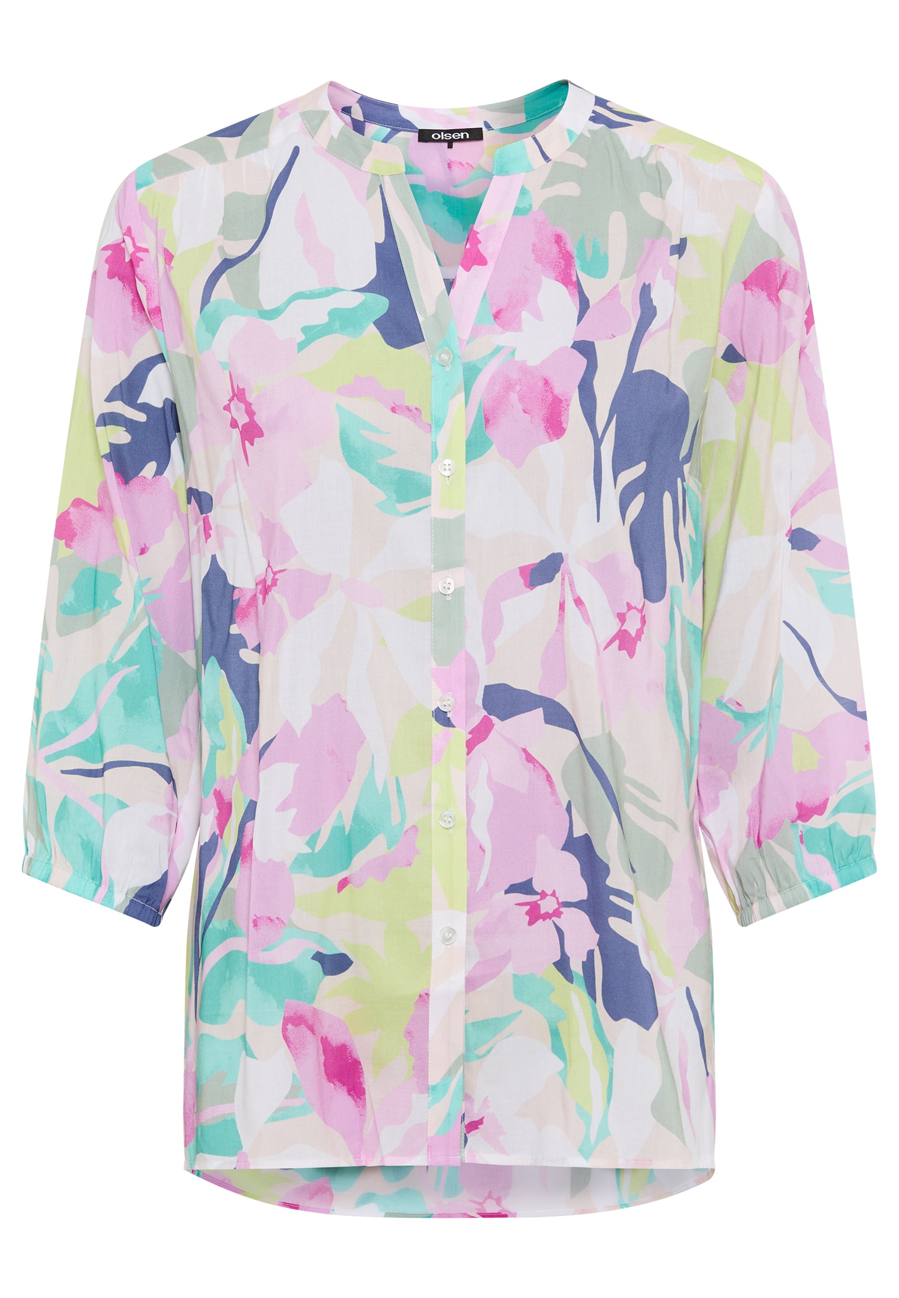 Olsen Damen Blusen  Pool Blue