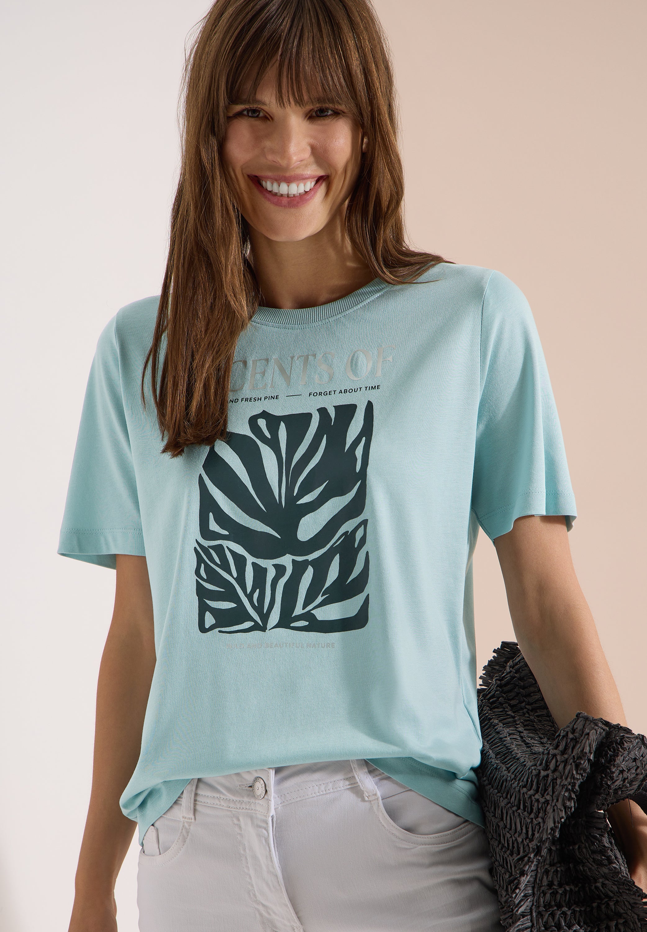 Cecil Damen T-Shirts Crystal M