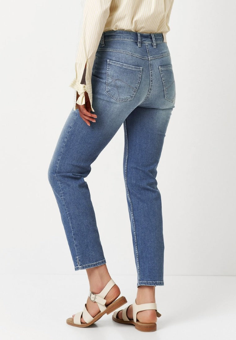 Toni Dress Damen Jeans Mid Blue
