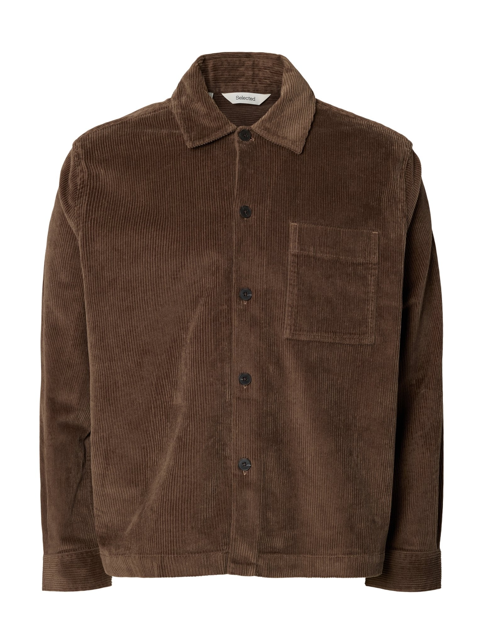 Selected homme Herren Hemden  Chocolat