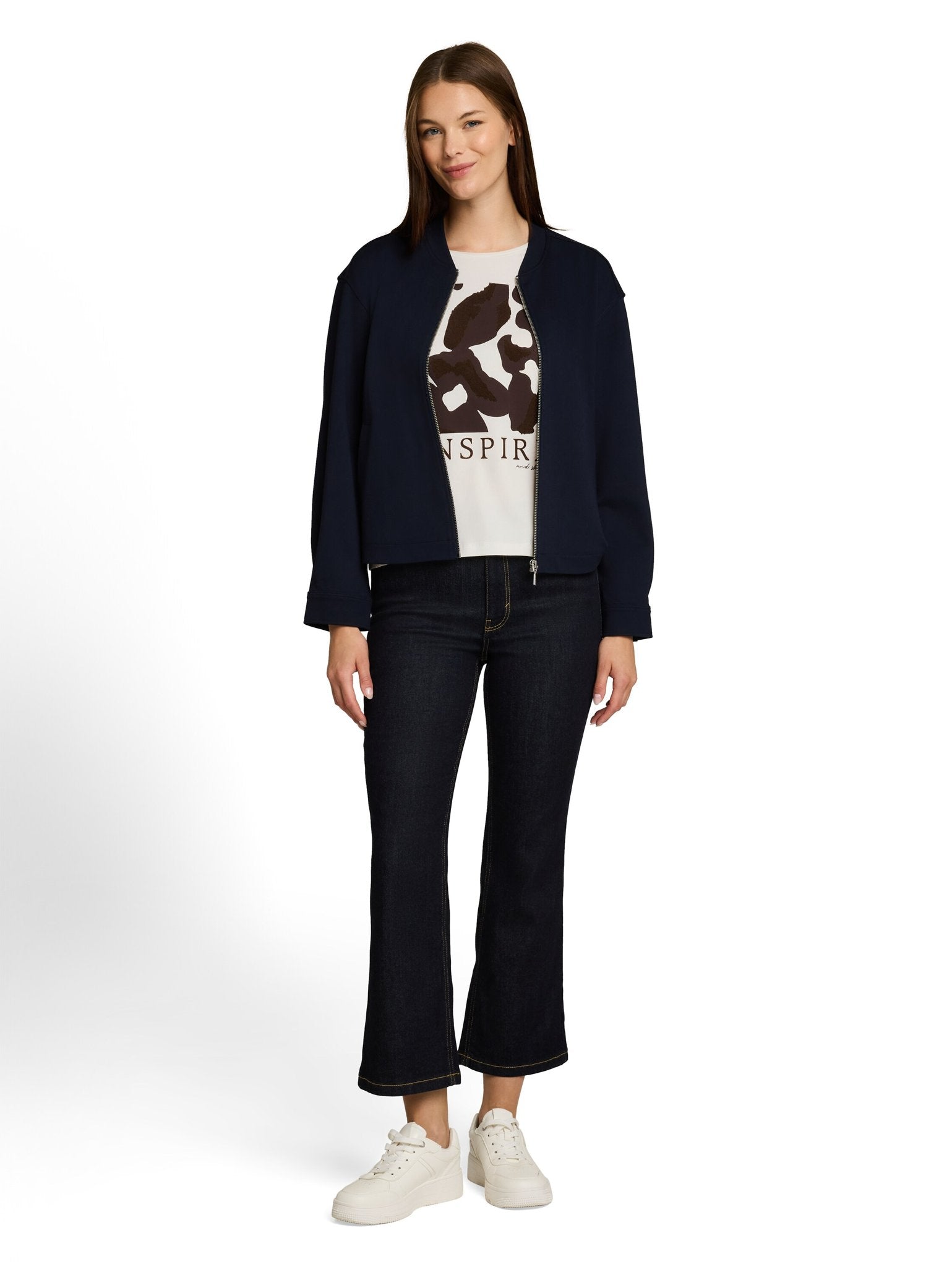 Tom Tailor Damen T-Shirts Whisper White