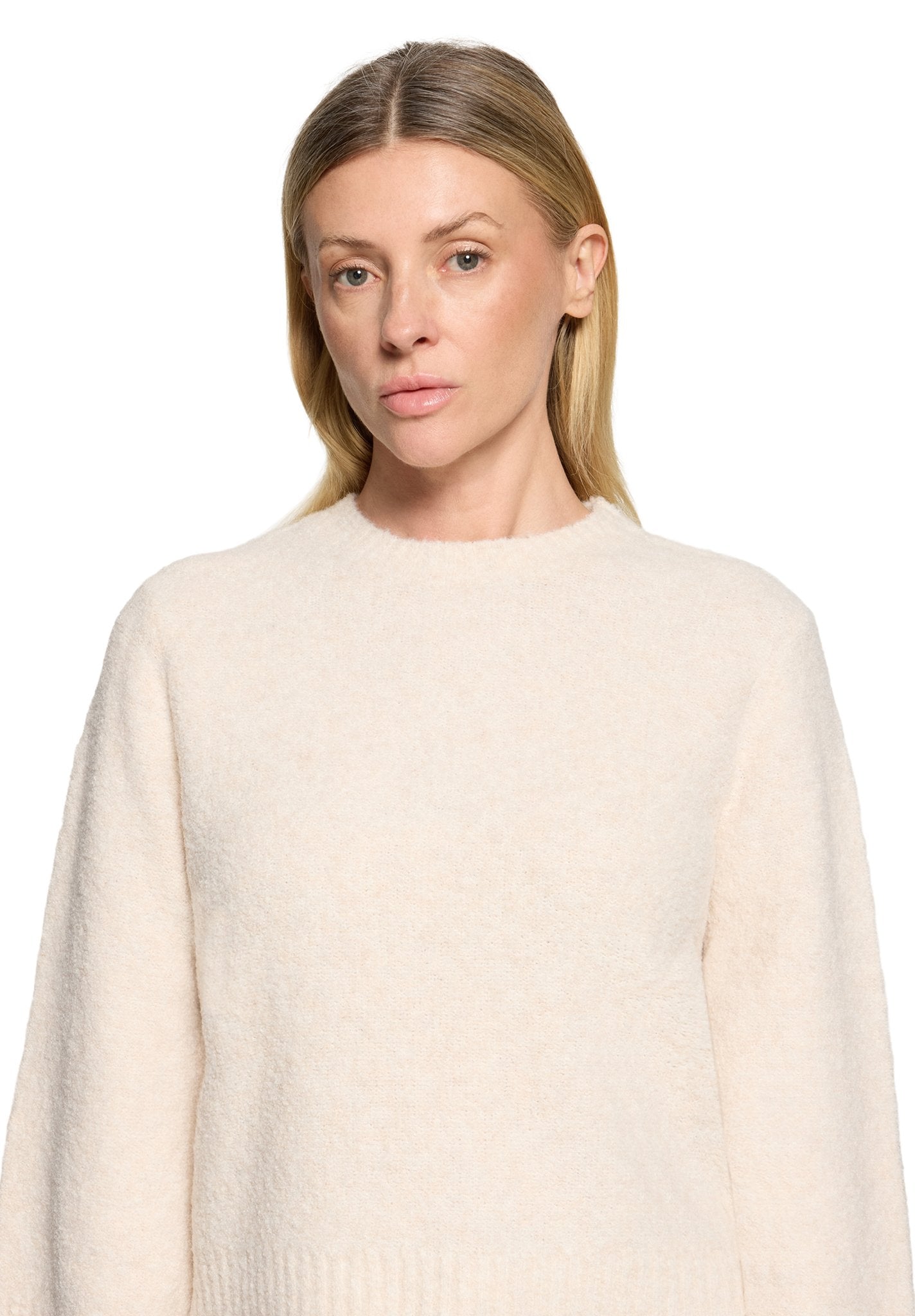 Betty & Co Damen Pullover Bright Cream Me