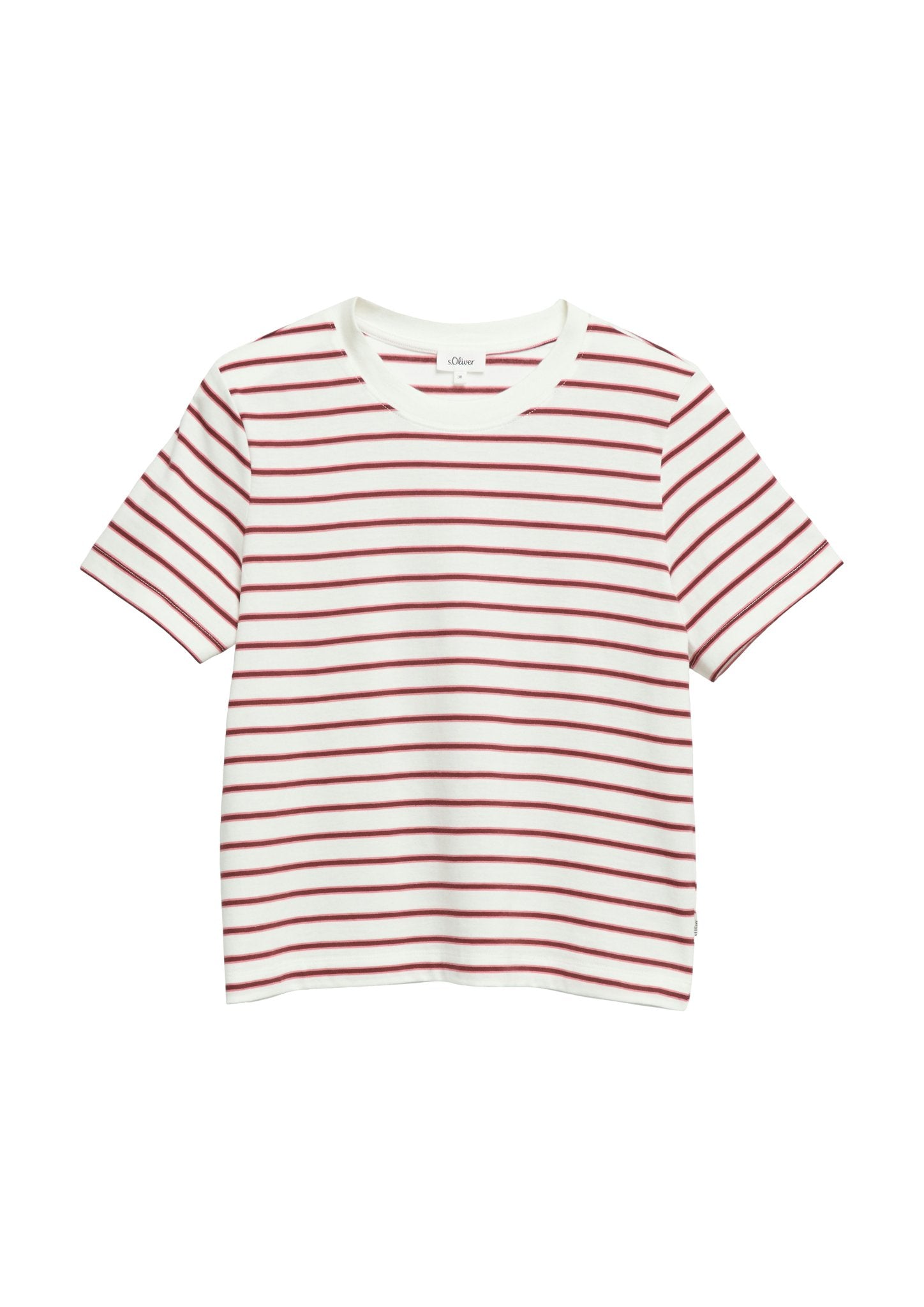S. Oliver red Damen T-Shirts White