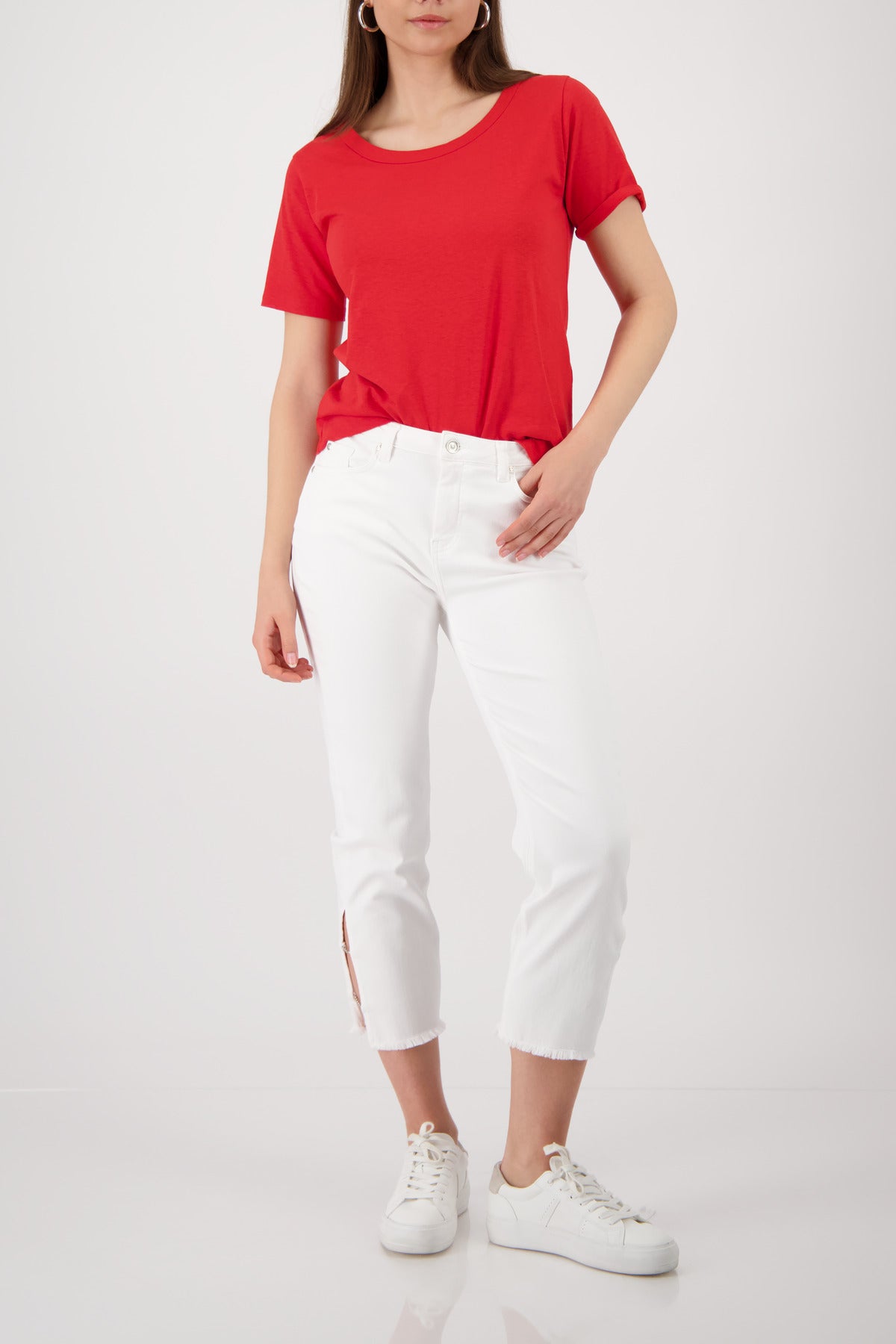 Monari Damen T-Shirts Coral Red